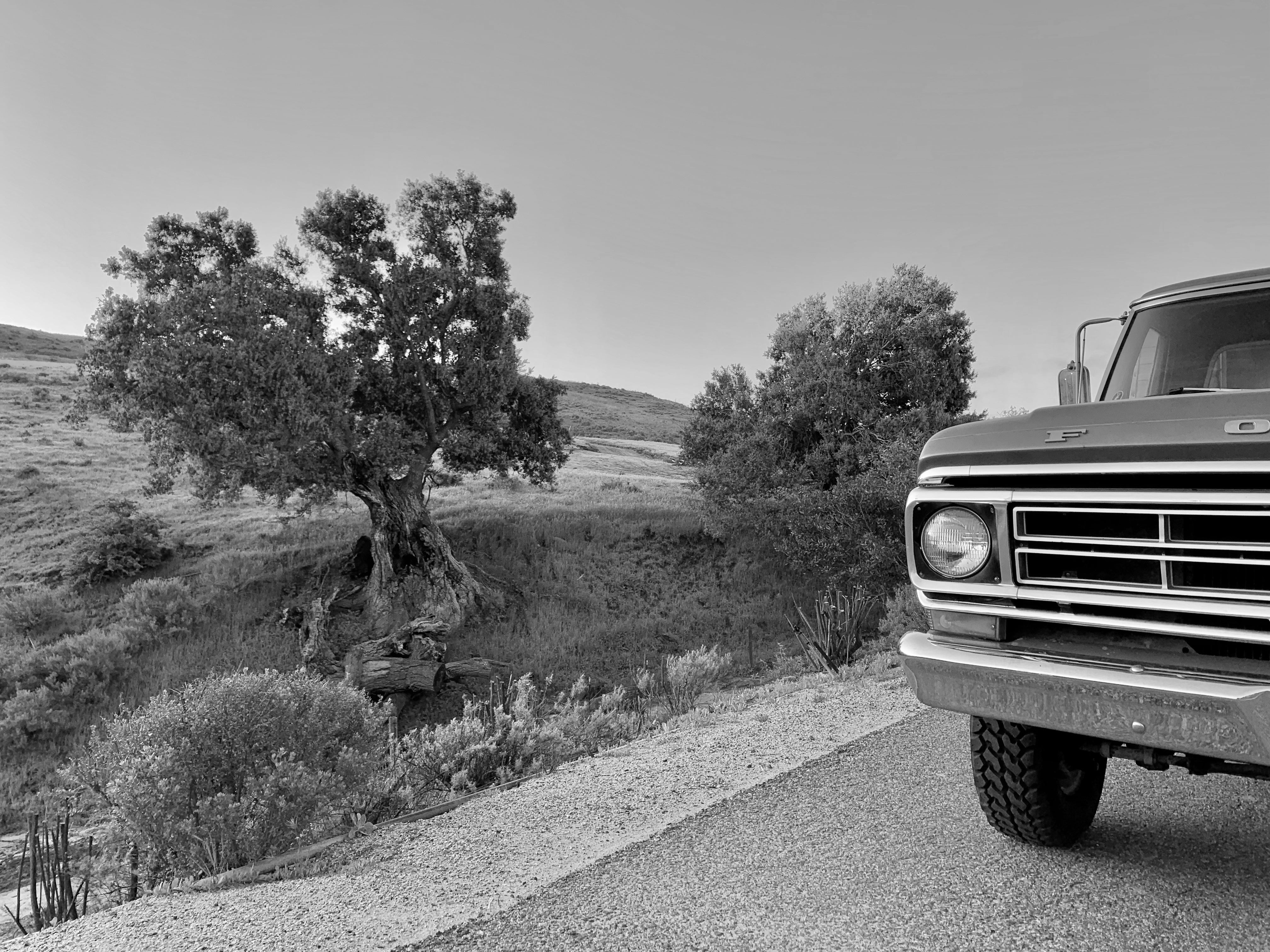 1972 Ford F-100 Short Bed 4x4 Camper FINE ART PRINT