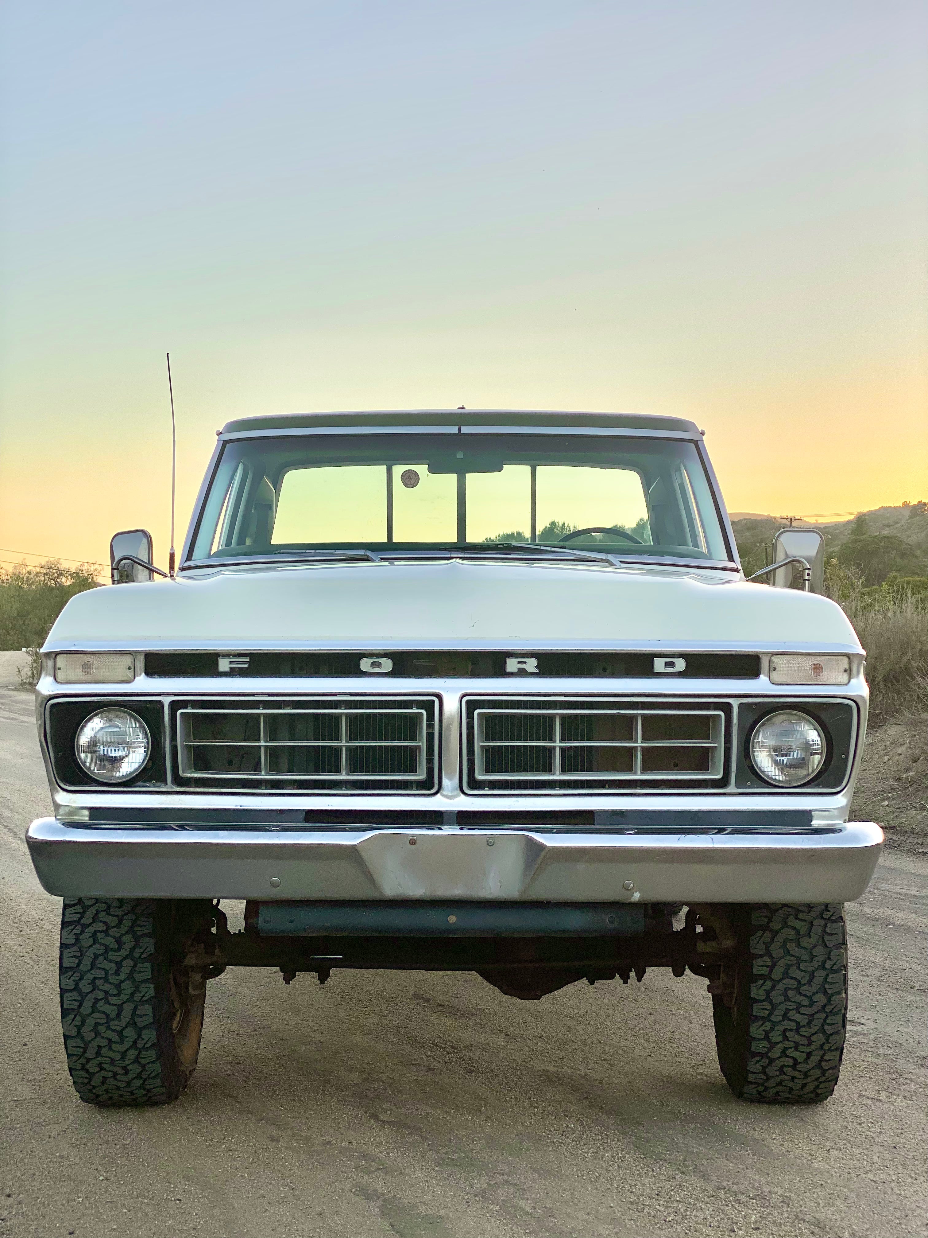 1976 Ford F-250 4x4 Hatteras Green FINE ART PRINT