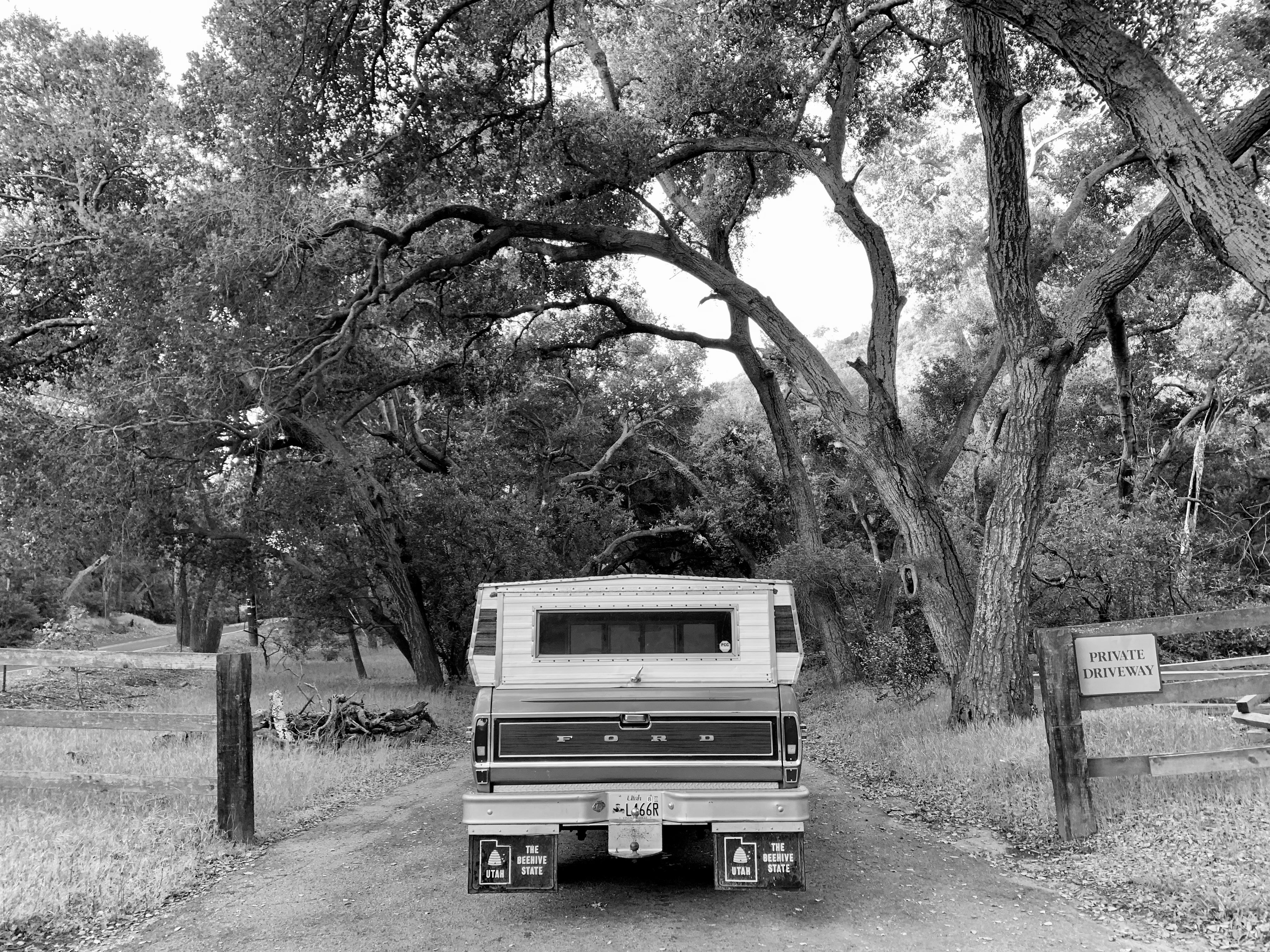 1972 Ford F-100 Short Bed 4x4 Camper FINE ART PRINT