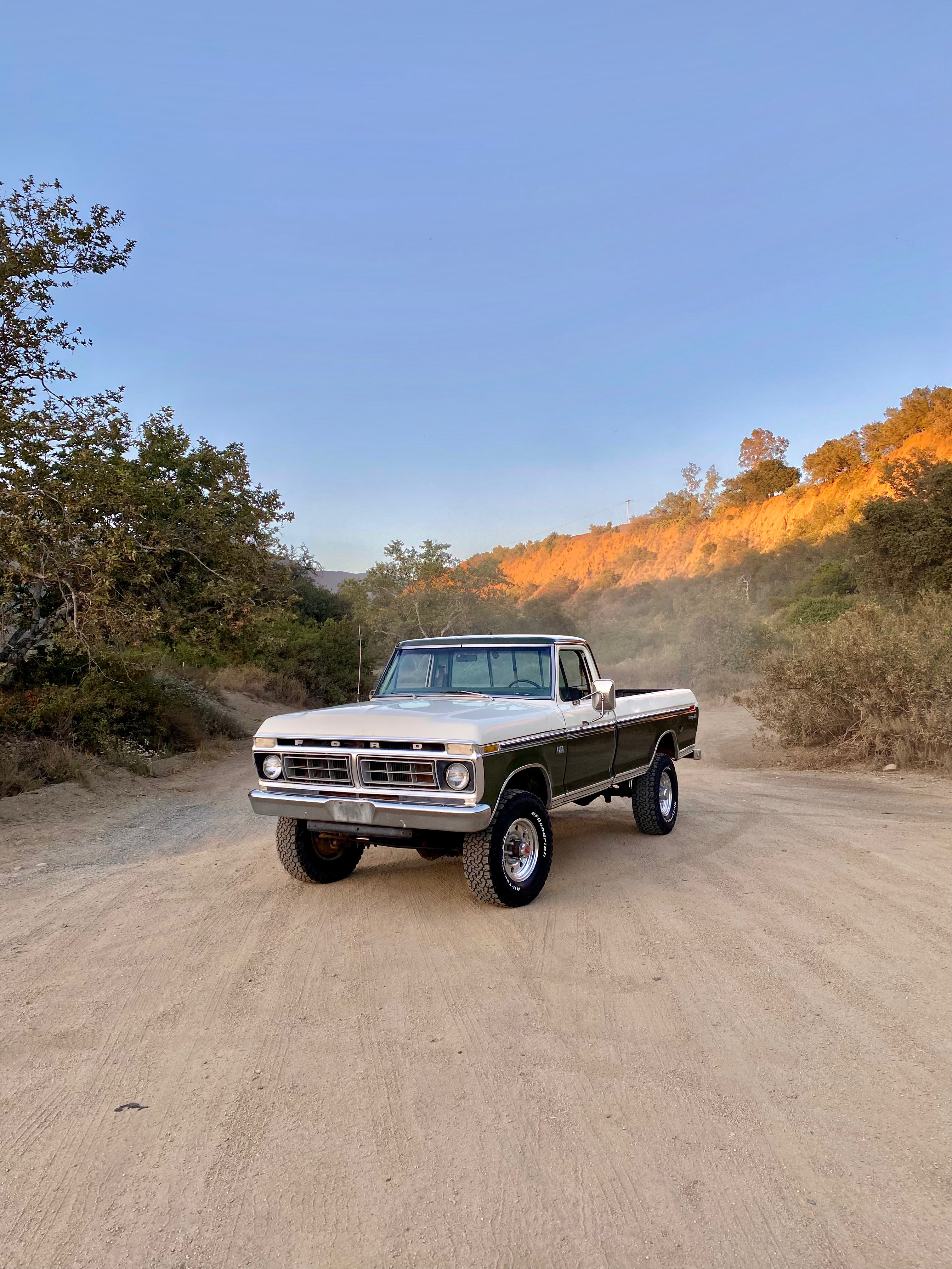 1976 Ford F-250 4x4 Hatteras Green FINE ART PRINT