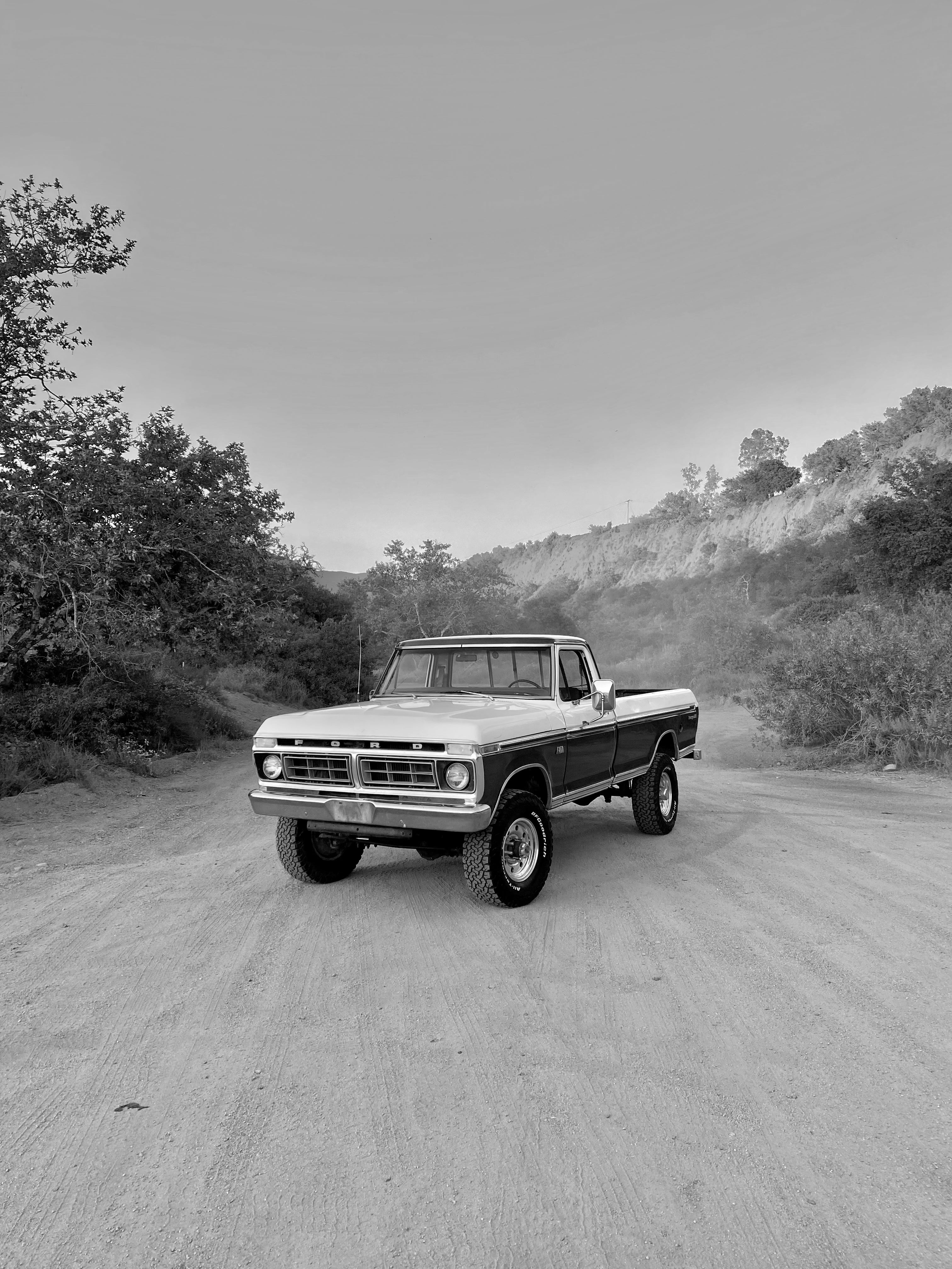 1976 Ford F-250 4x4 Hatteras Green FINE ART PRINT