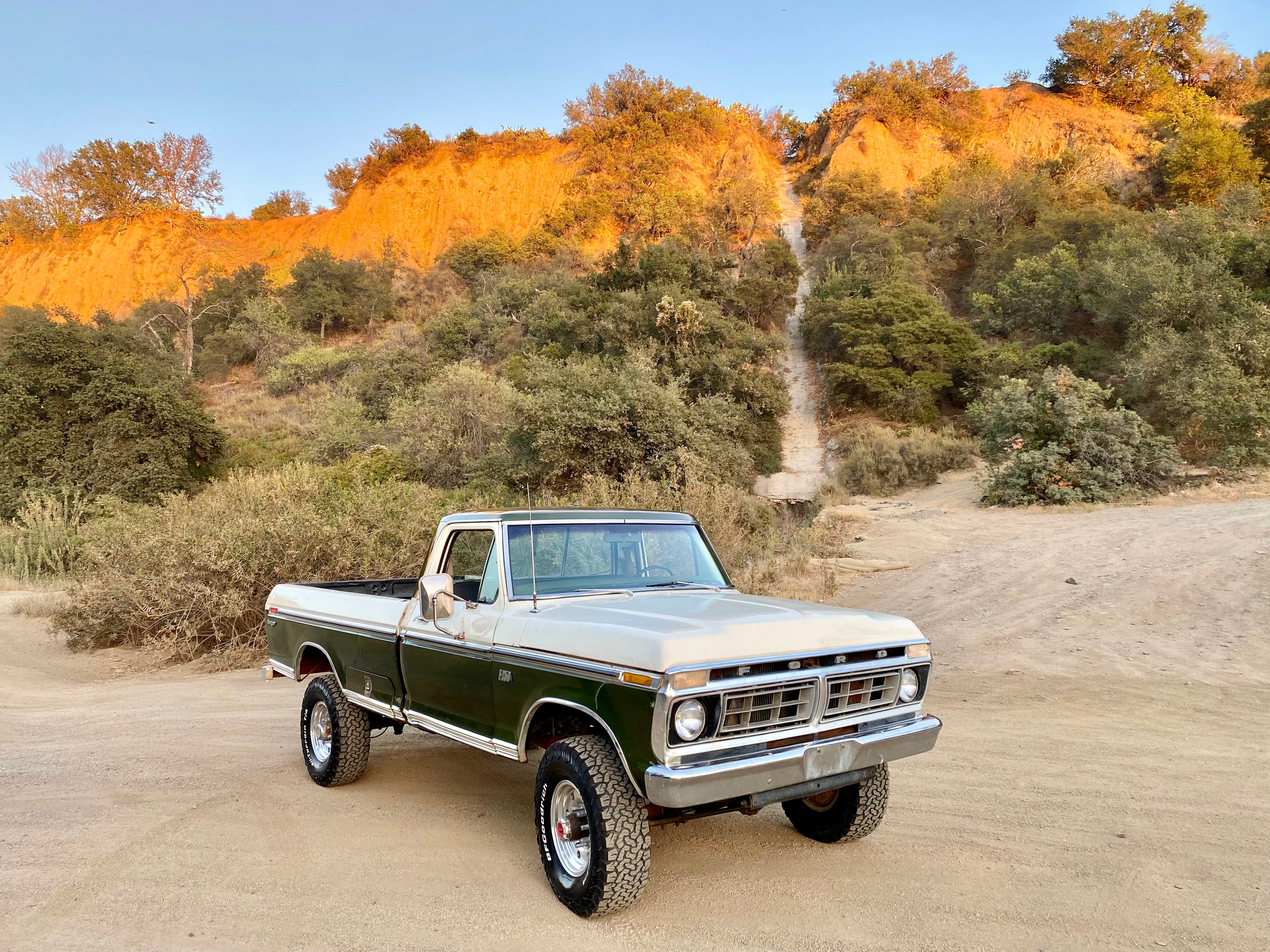 1976 Ford F-250 4x4 Hatteras Green FINE ART PRINT
