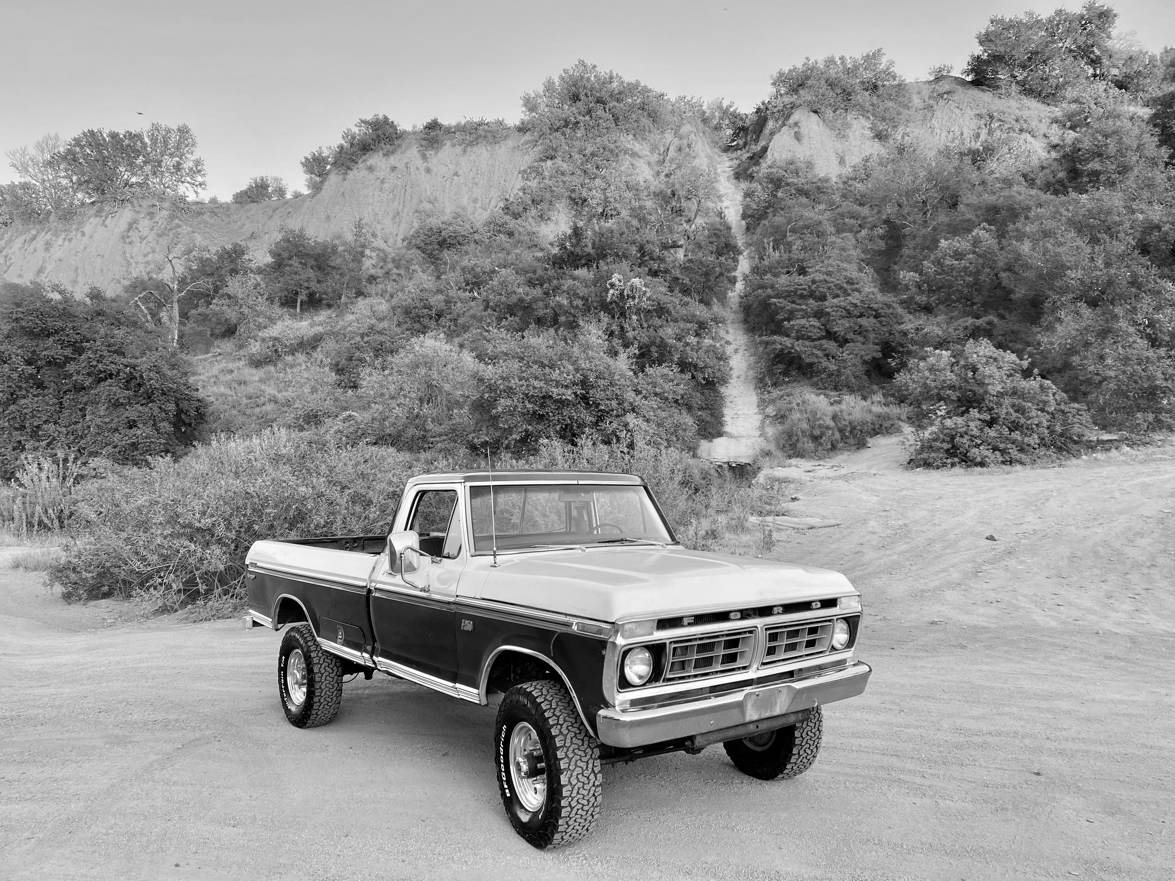1976 Ford F-250 4x4 Hatteras Green FINE ART PRINT