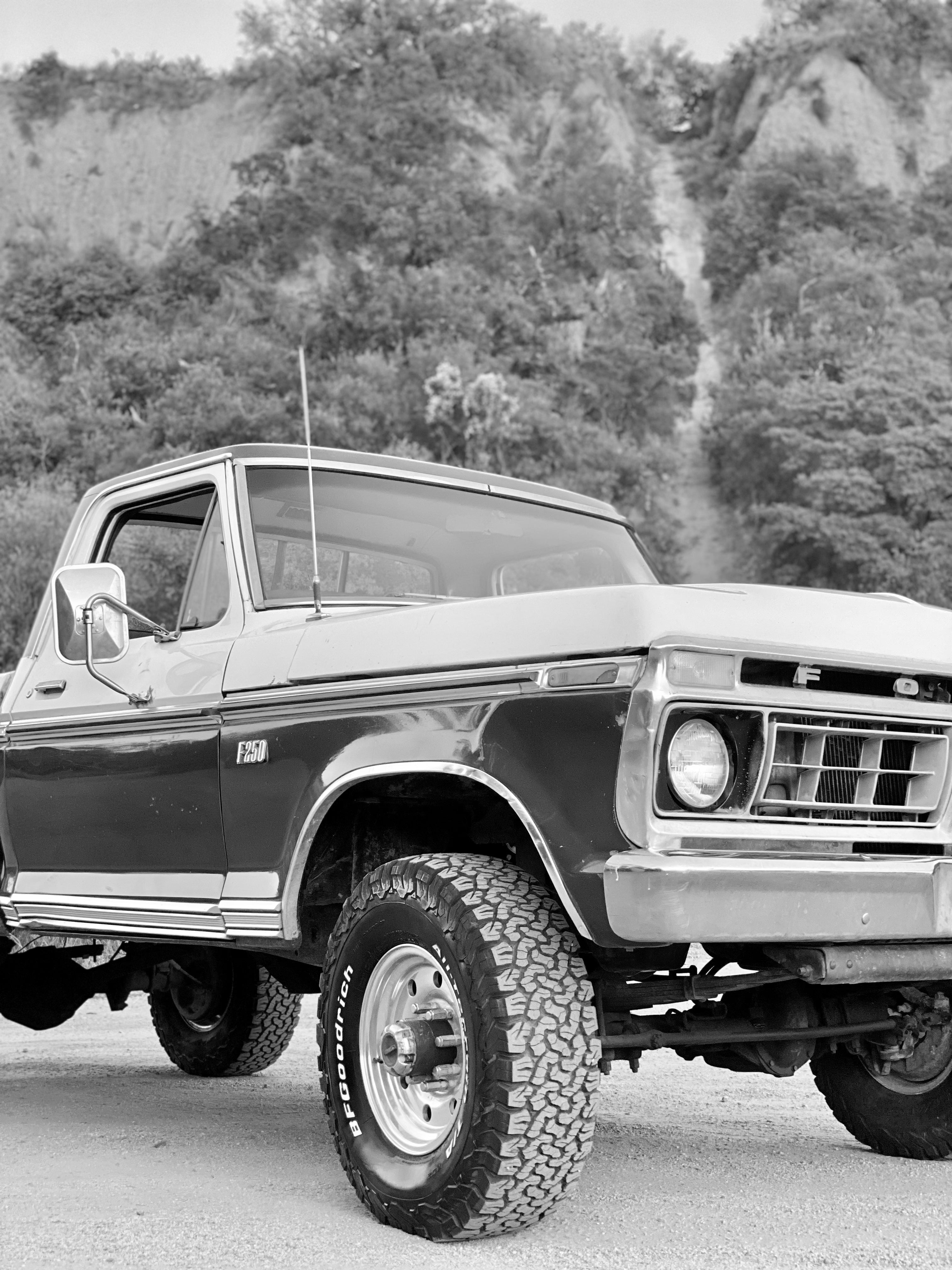 1976 Ford F-250 4x4 Hatteras Green FINE ART PRINT