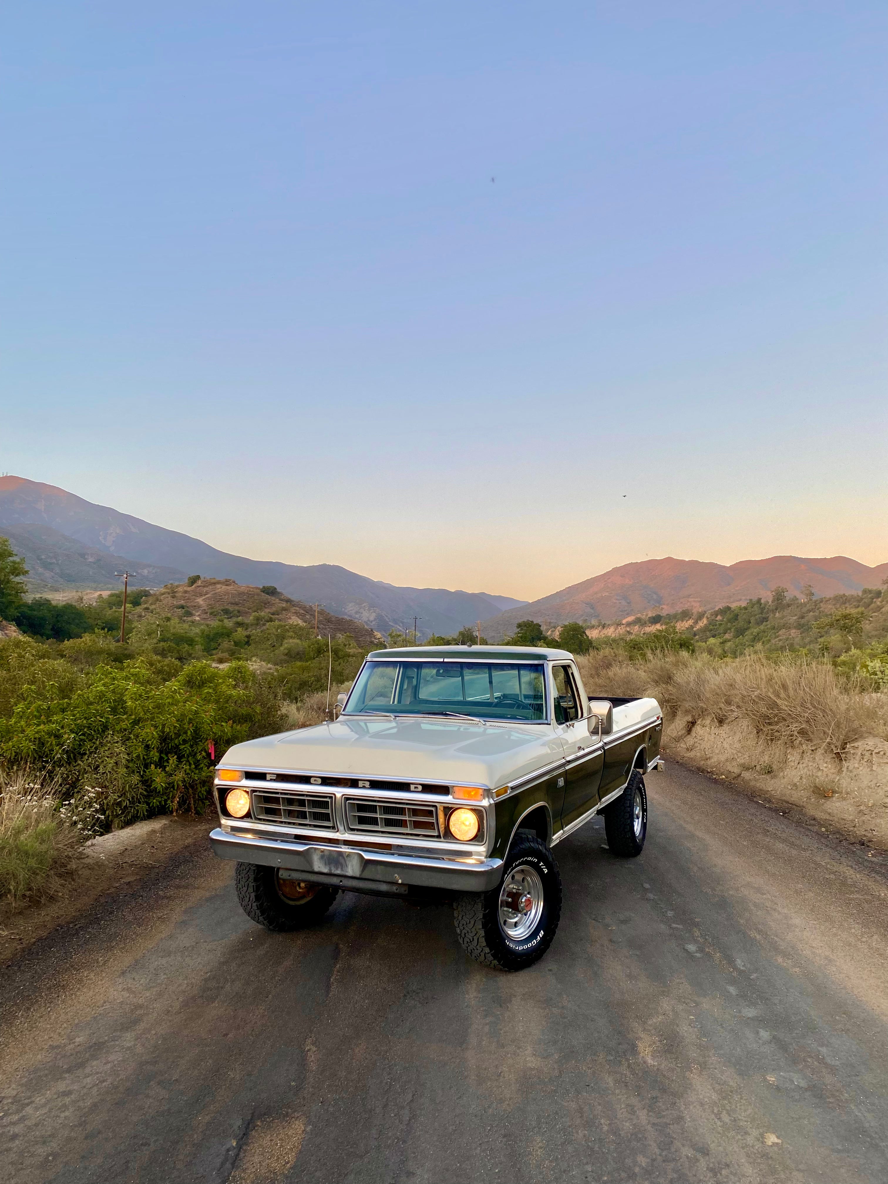 1976 Ford F-250 4x4 Hatteras Green FINE ART PRINT