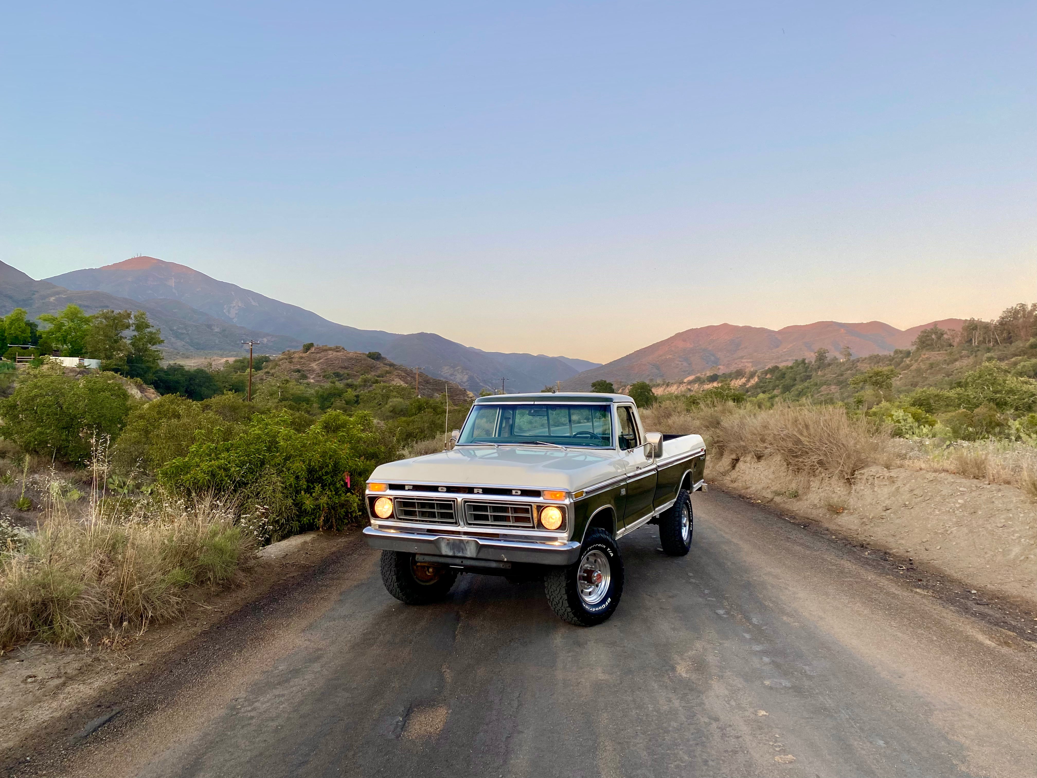1976 Ford F-250 4x4 Hatteras Green FINE ART PRINT