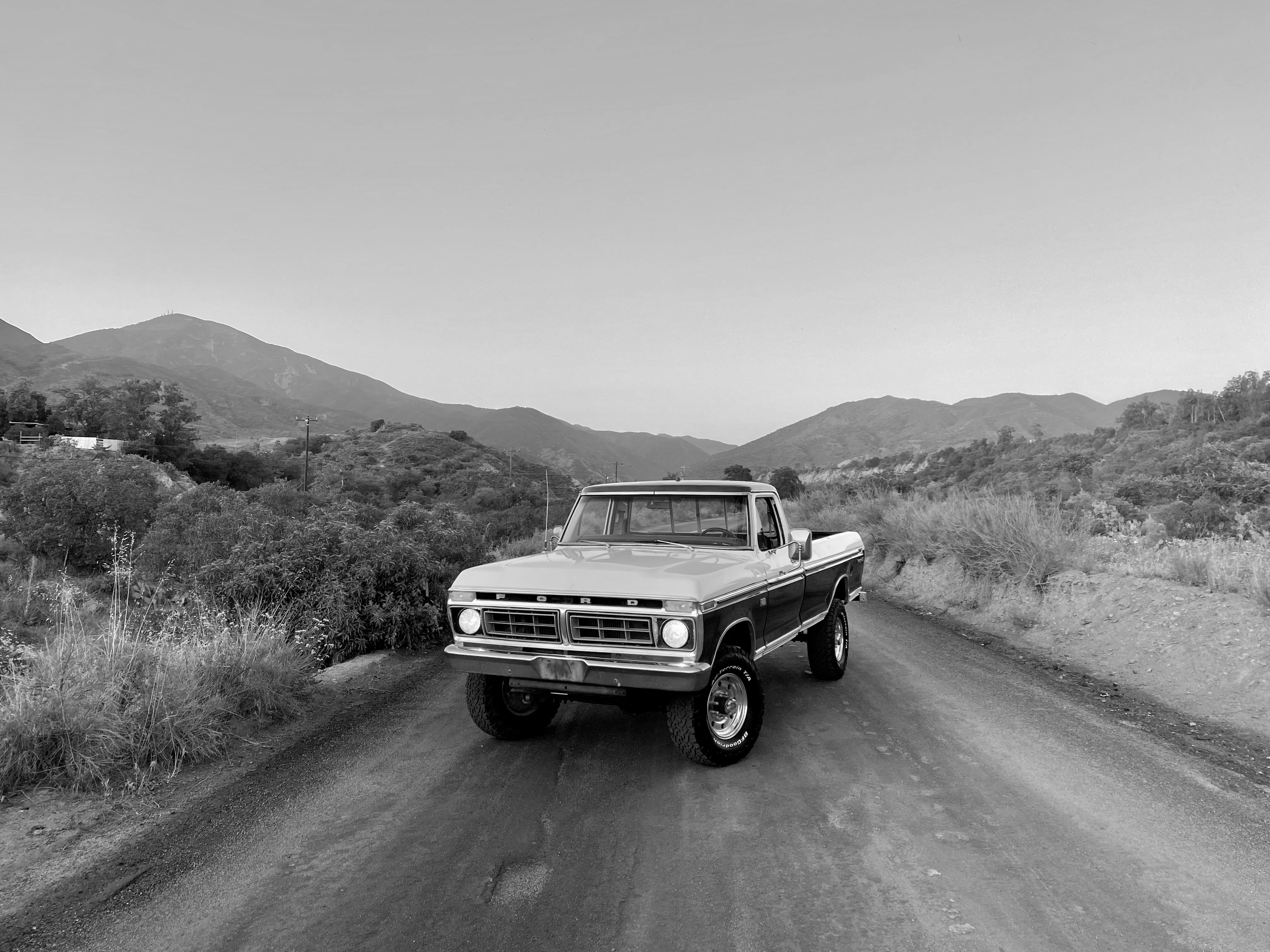 1976 Ford F-250 4x4 Hatteras Green FINE ART PRINT