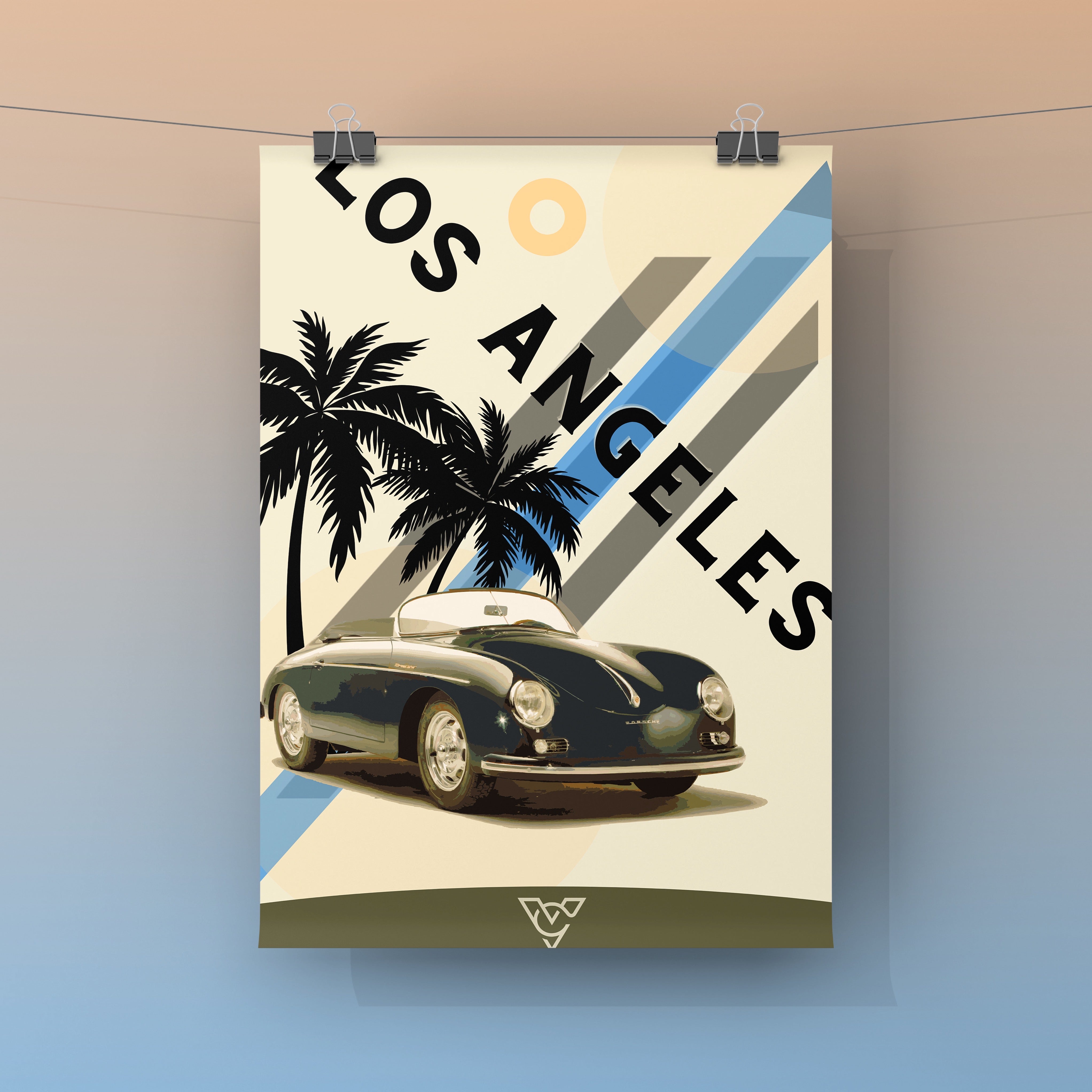 LA Porsche (POSTER)