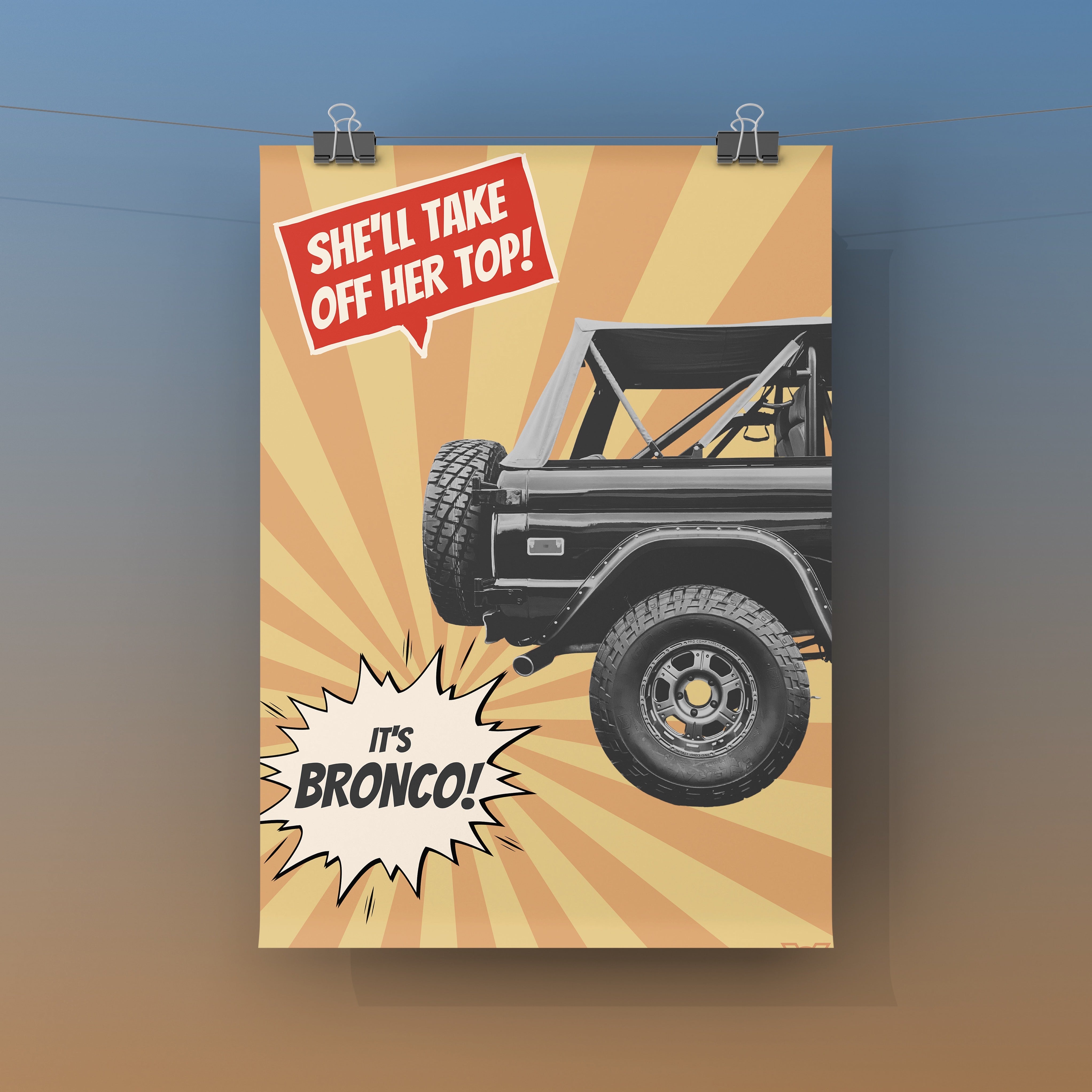 Topless Bronco (POSTER)