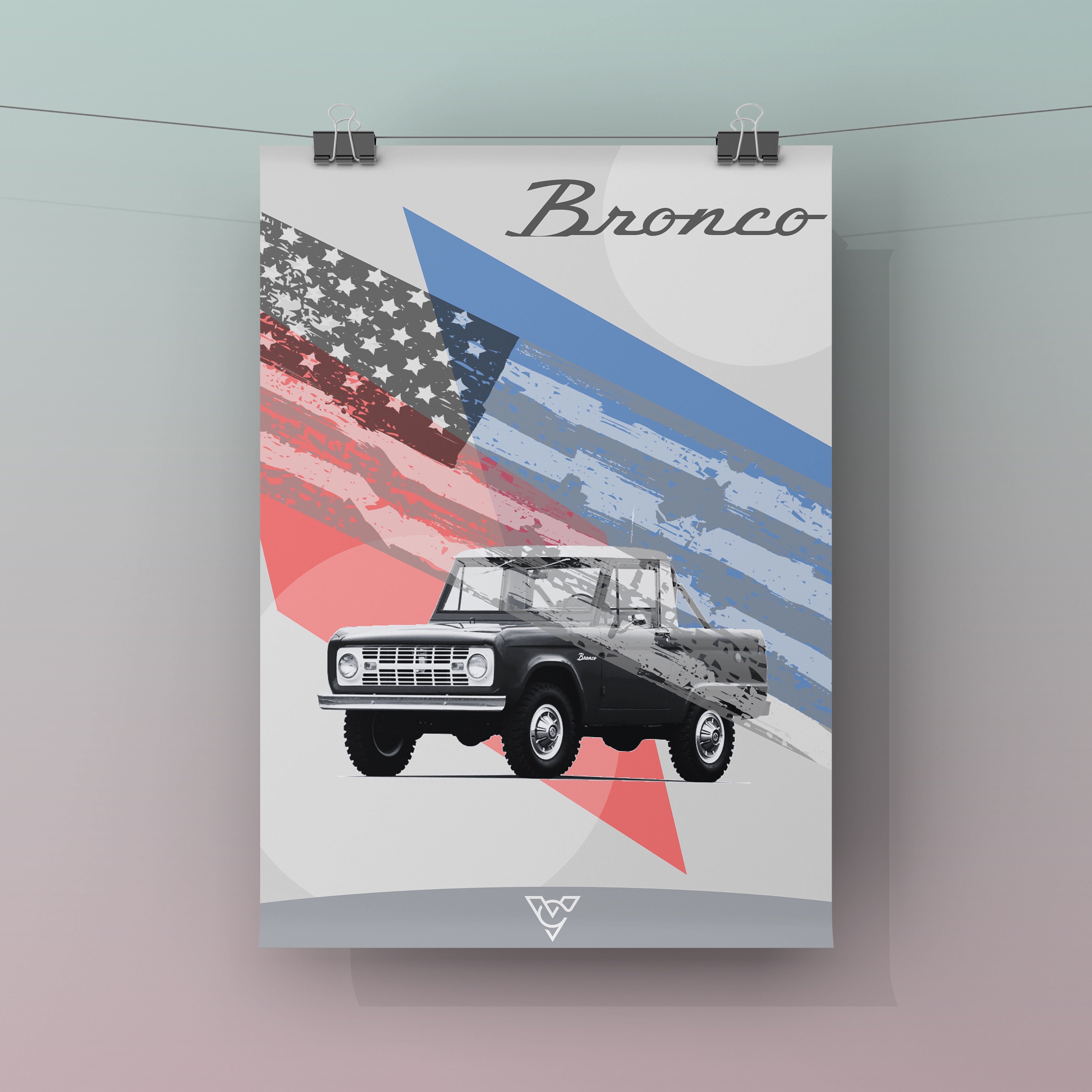 USA Bronco (POSTER)