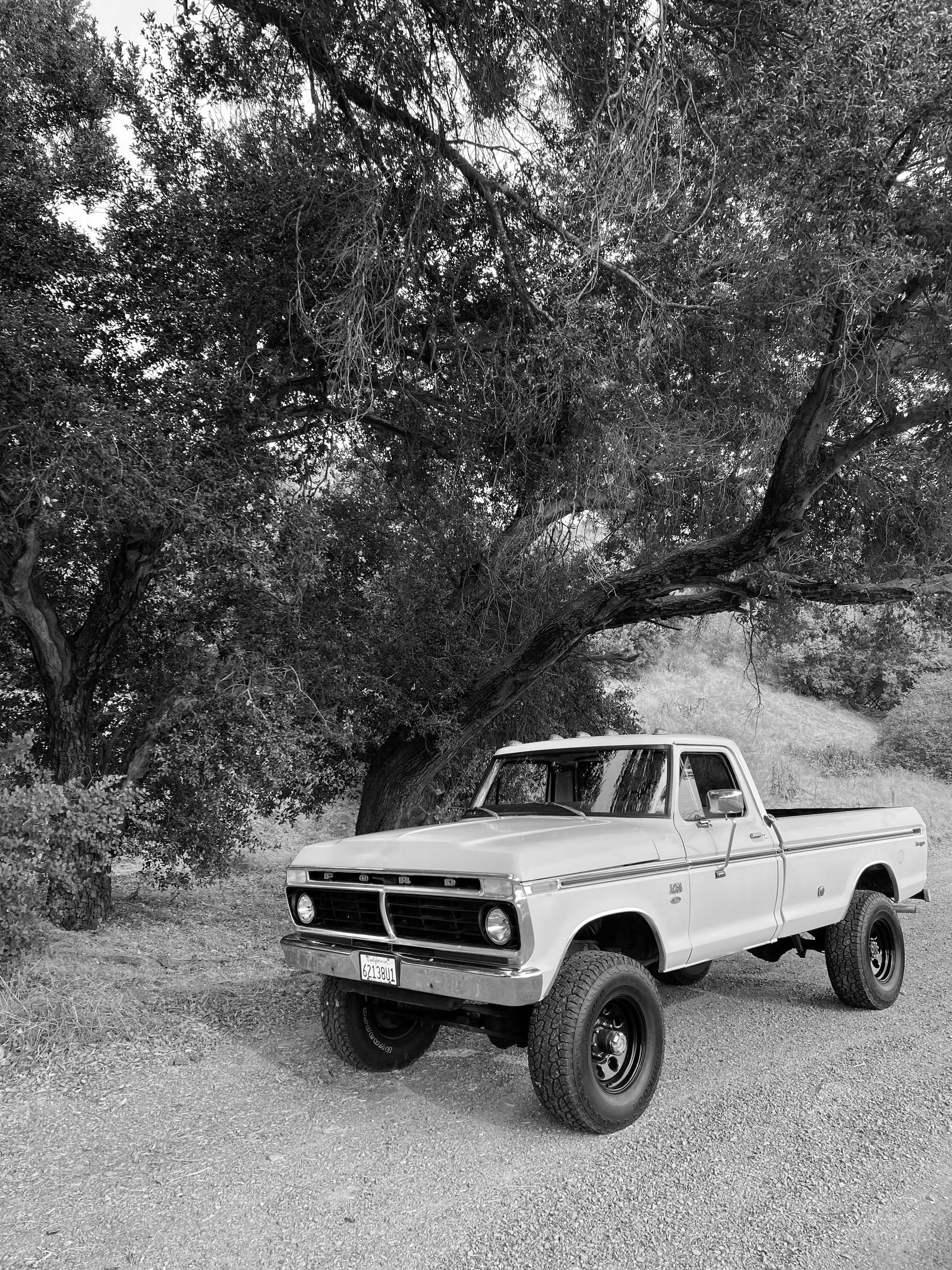 1975 Ford F-250 Highboy Wind Blue FINE ART PRINT
