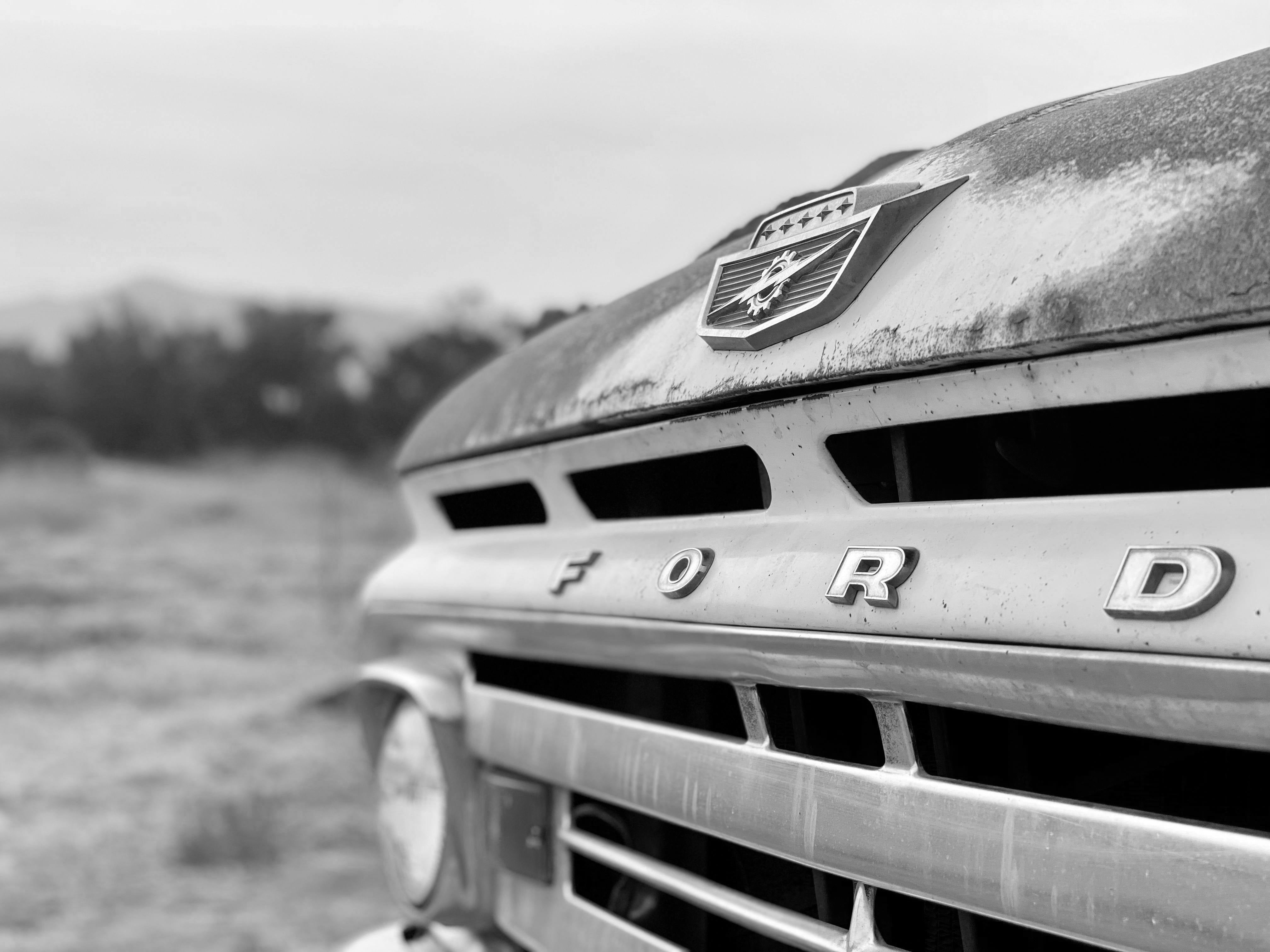 1962 Ford F-100 4x4 Grille FINE ART PRINT