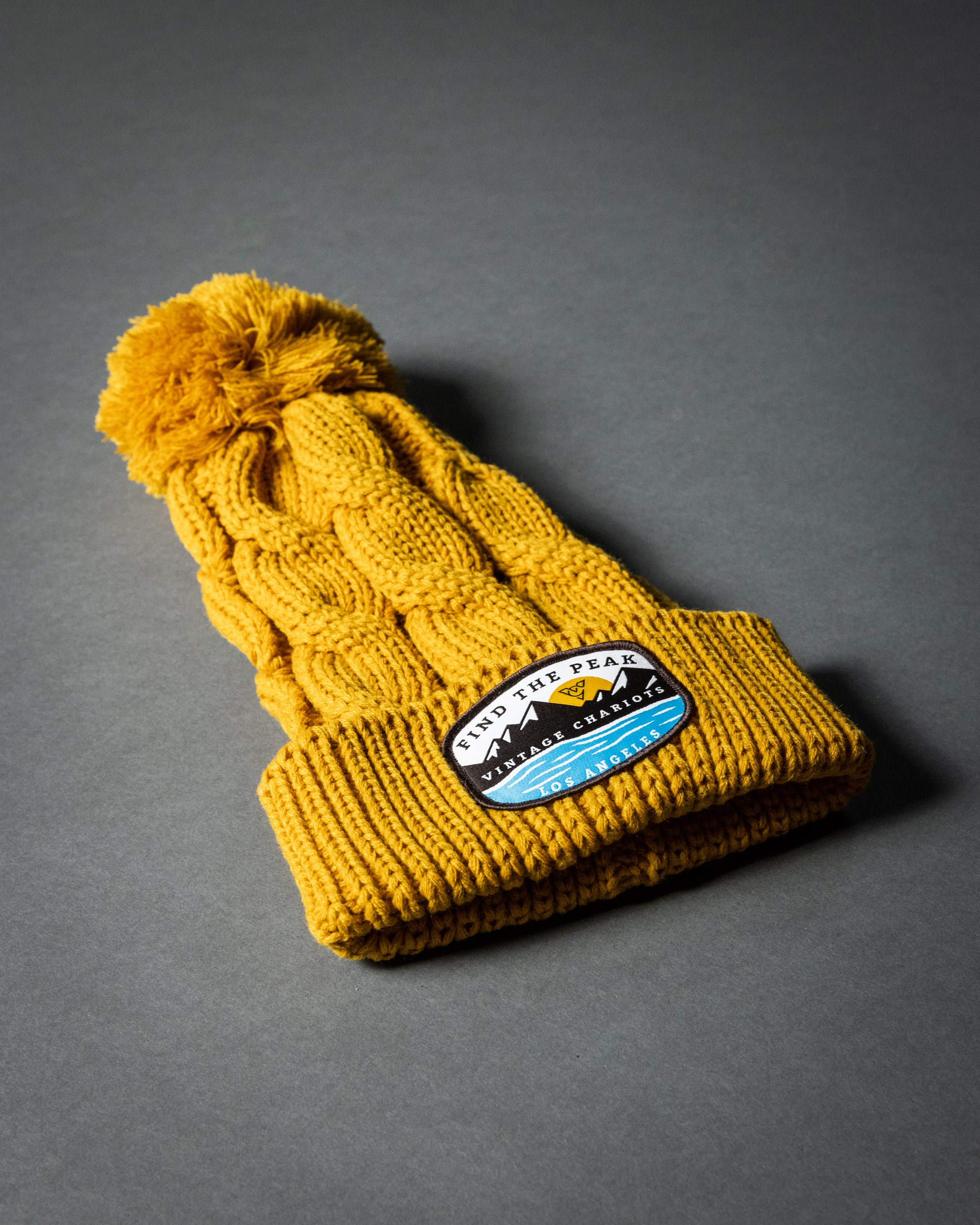 Find the Peak CHUNK TWIST KNIT BEANIE (Caramel)