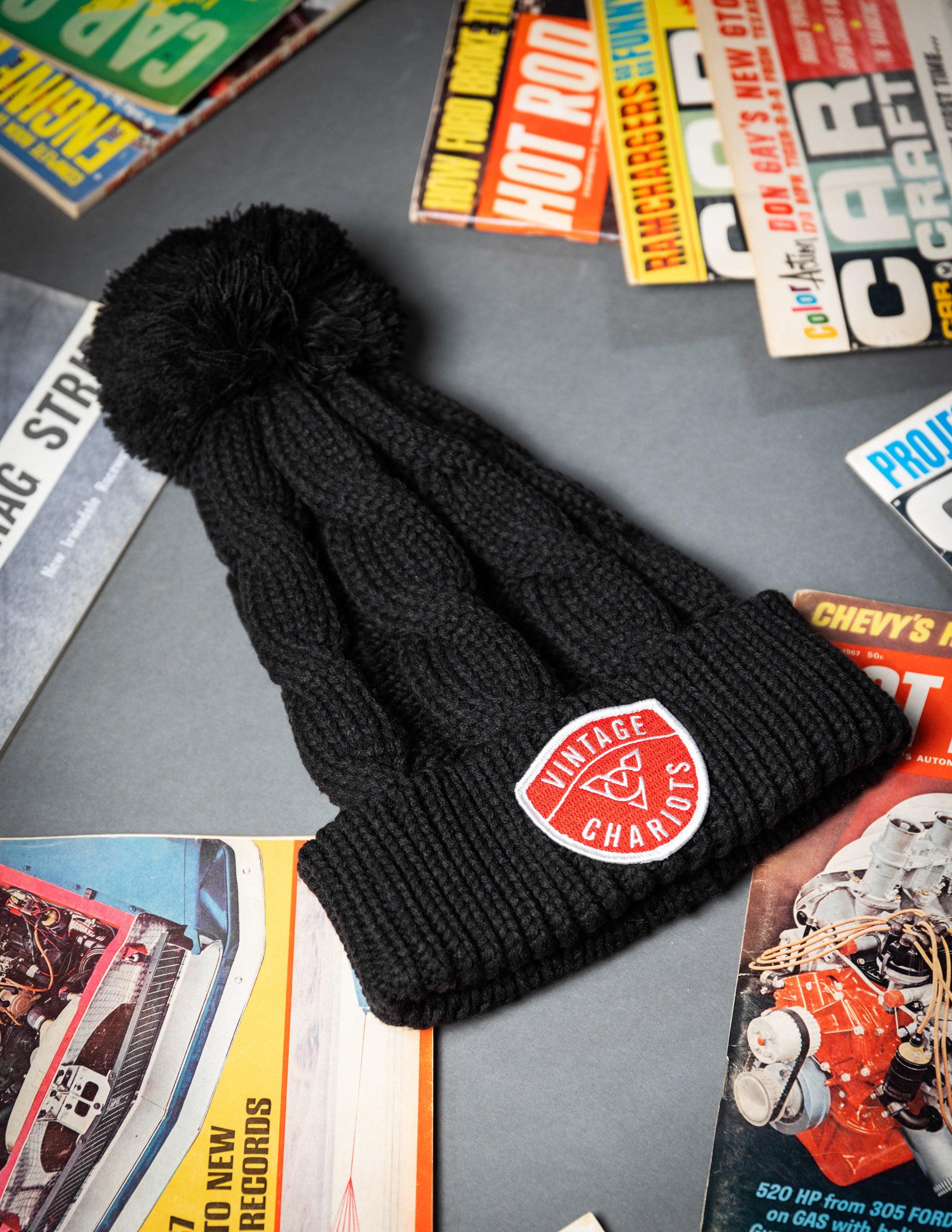 LIFEGUARD CHUNK TWIST KNIT BEANIE (Black)