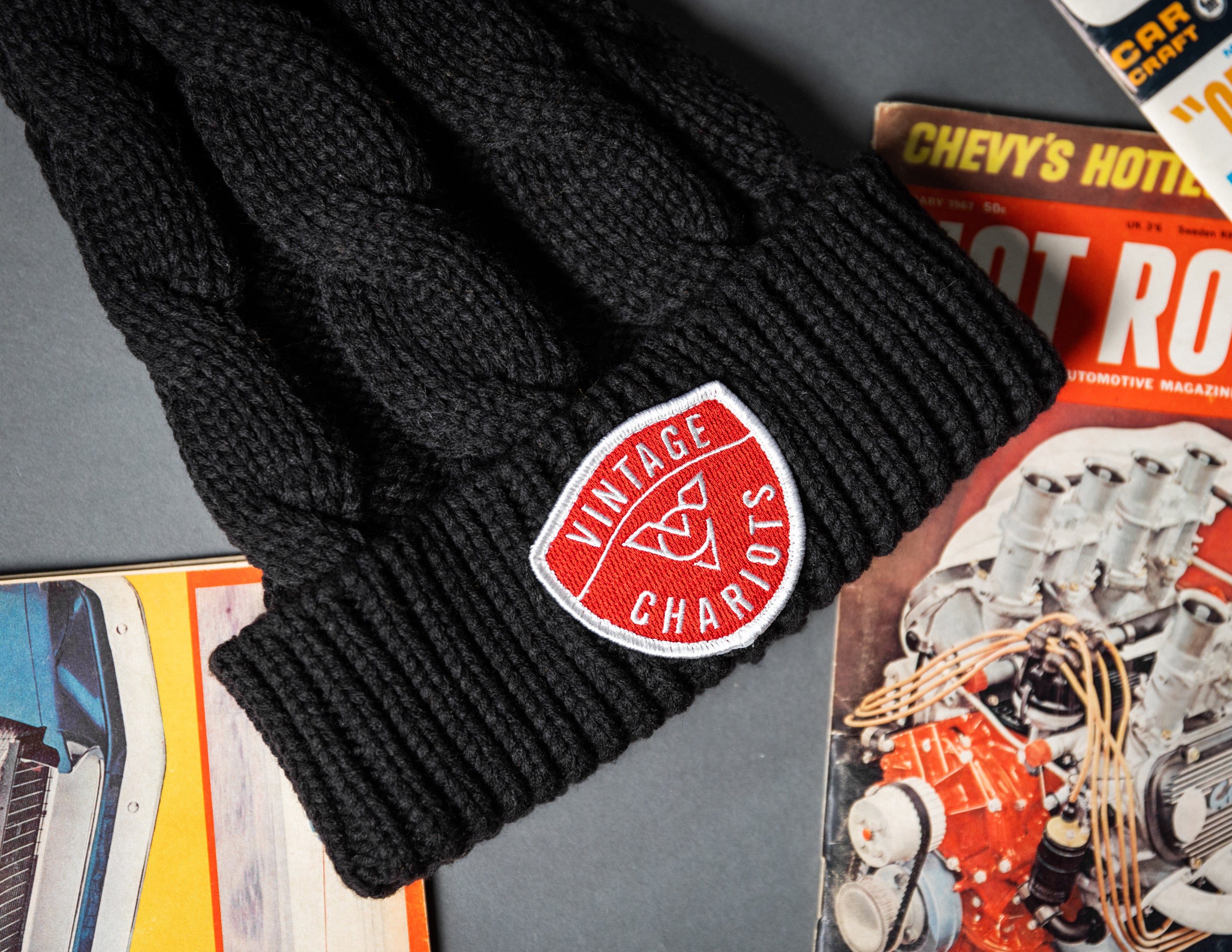 LIFEGUARD CHUNK TWIST KNIT BEANIE (Black)