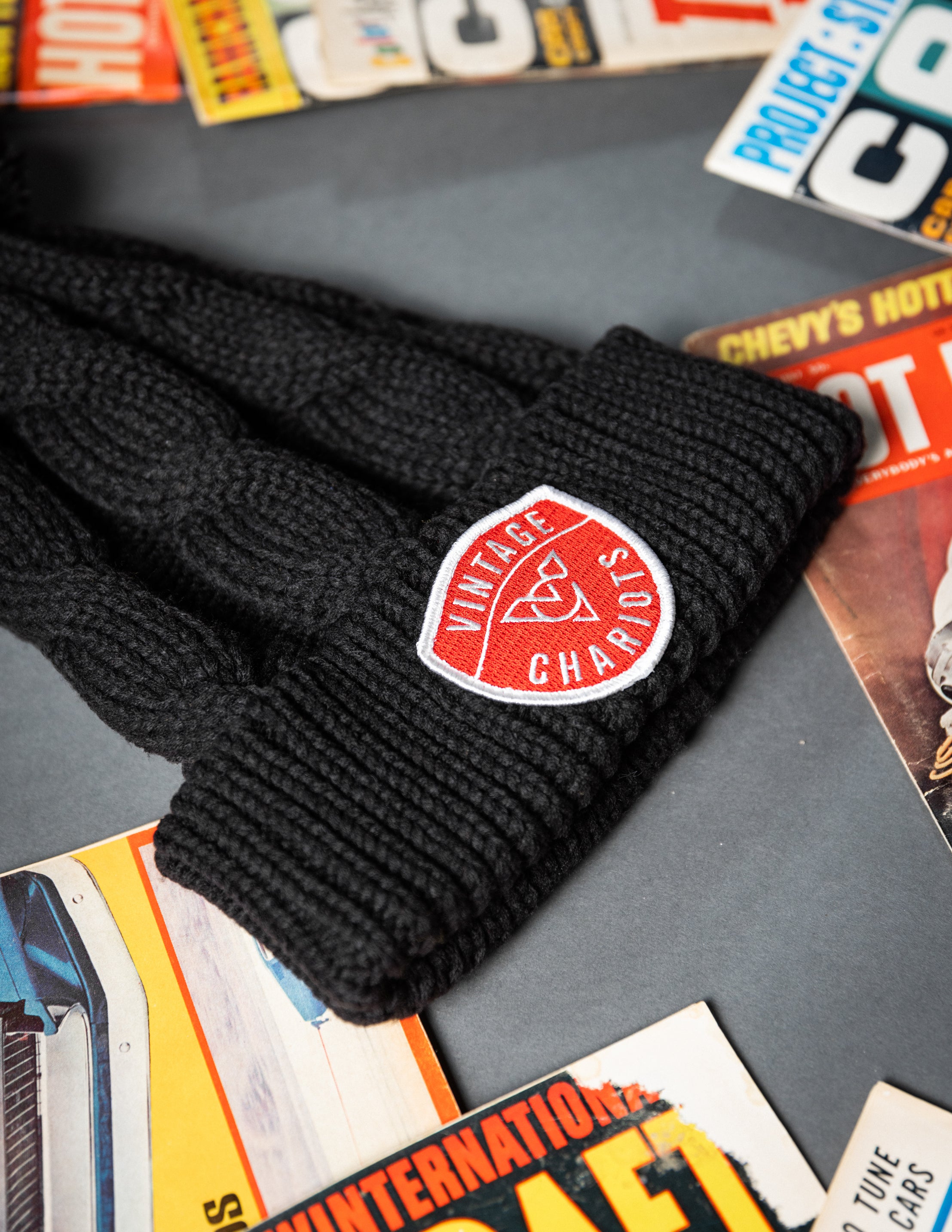 LIFEGUARD CHUNK TWIST KNIT BEANIE (Black)