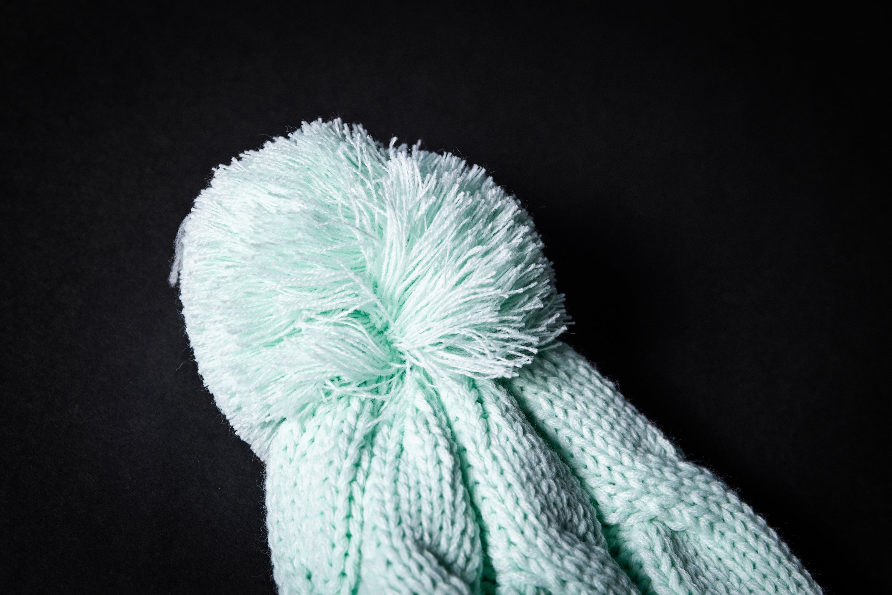 BETTER LAST CHUNK TWIST KNIT BEANIE (Seafoam)