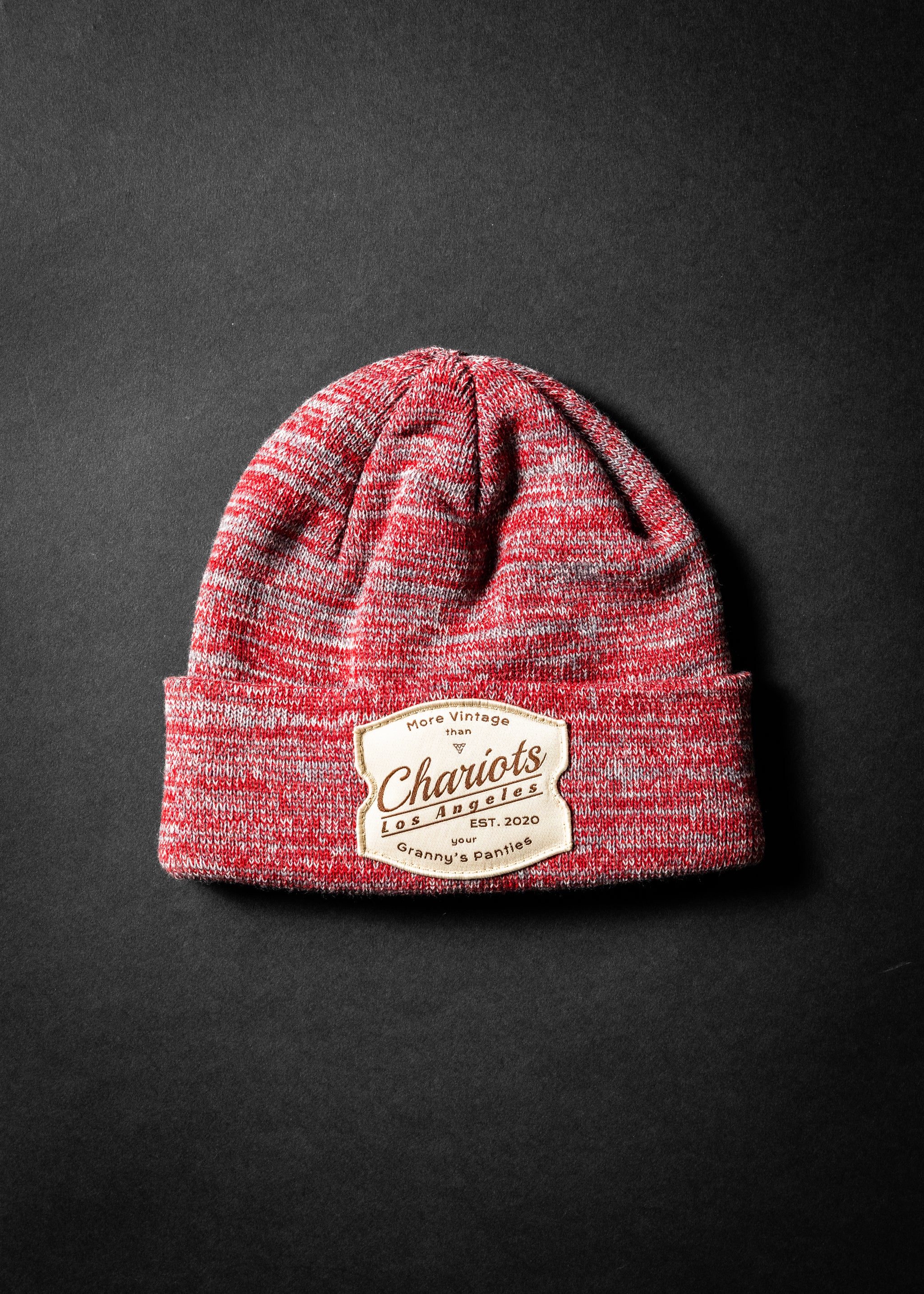 Granny's Panties MARLED BEANIE (Pink/Grey/Light Pink)