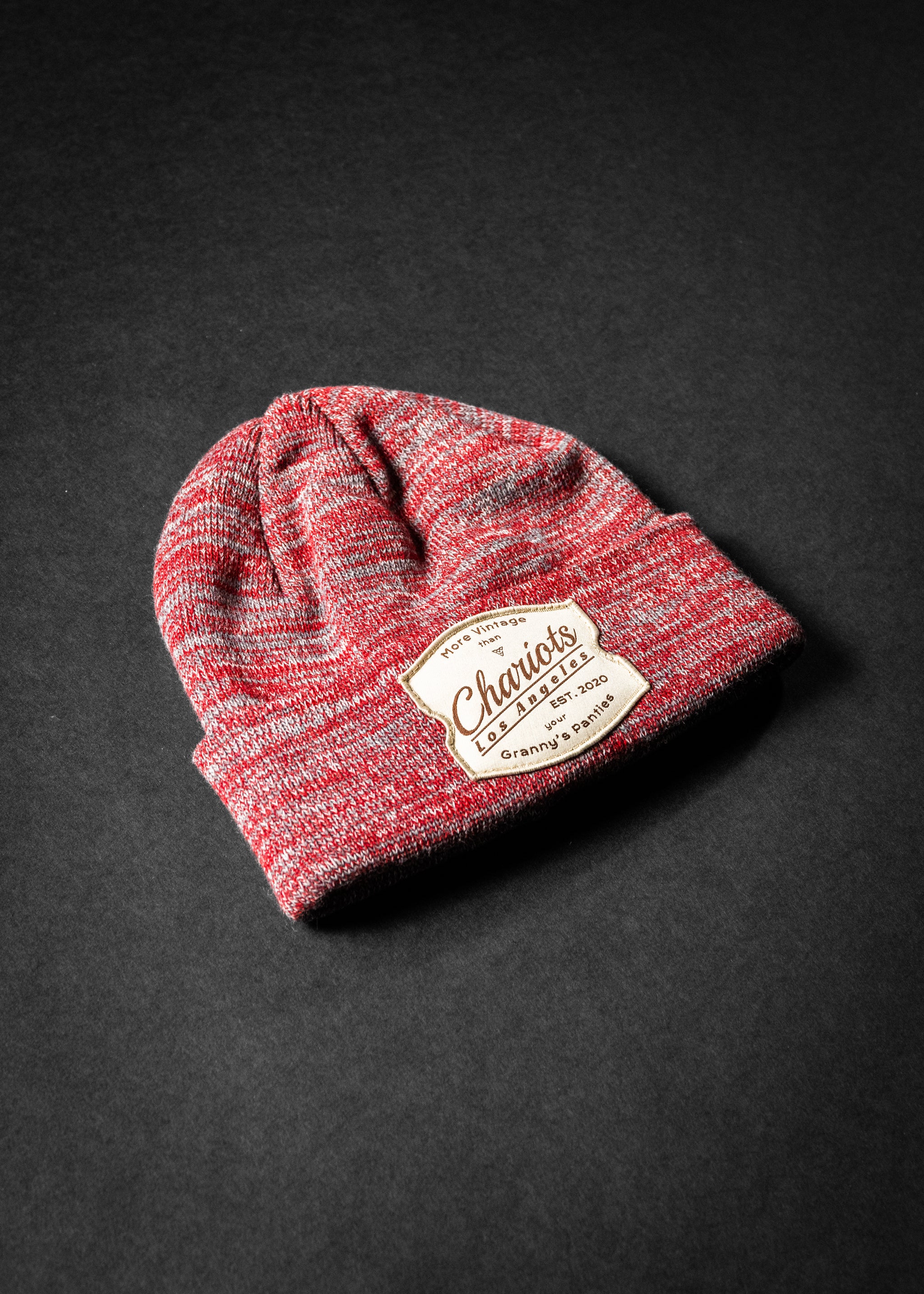 Granny's Panties MARLED BEANIE (Pink/Grey/Light Pink)