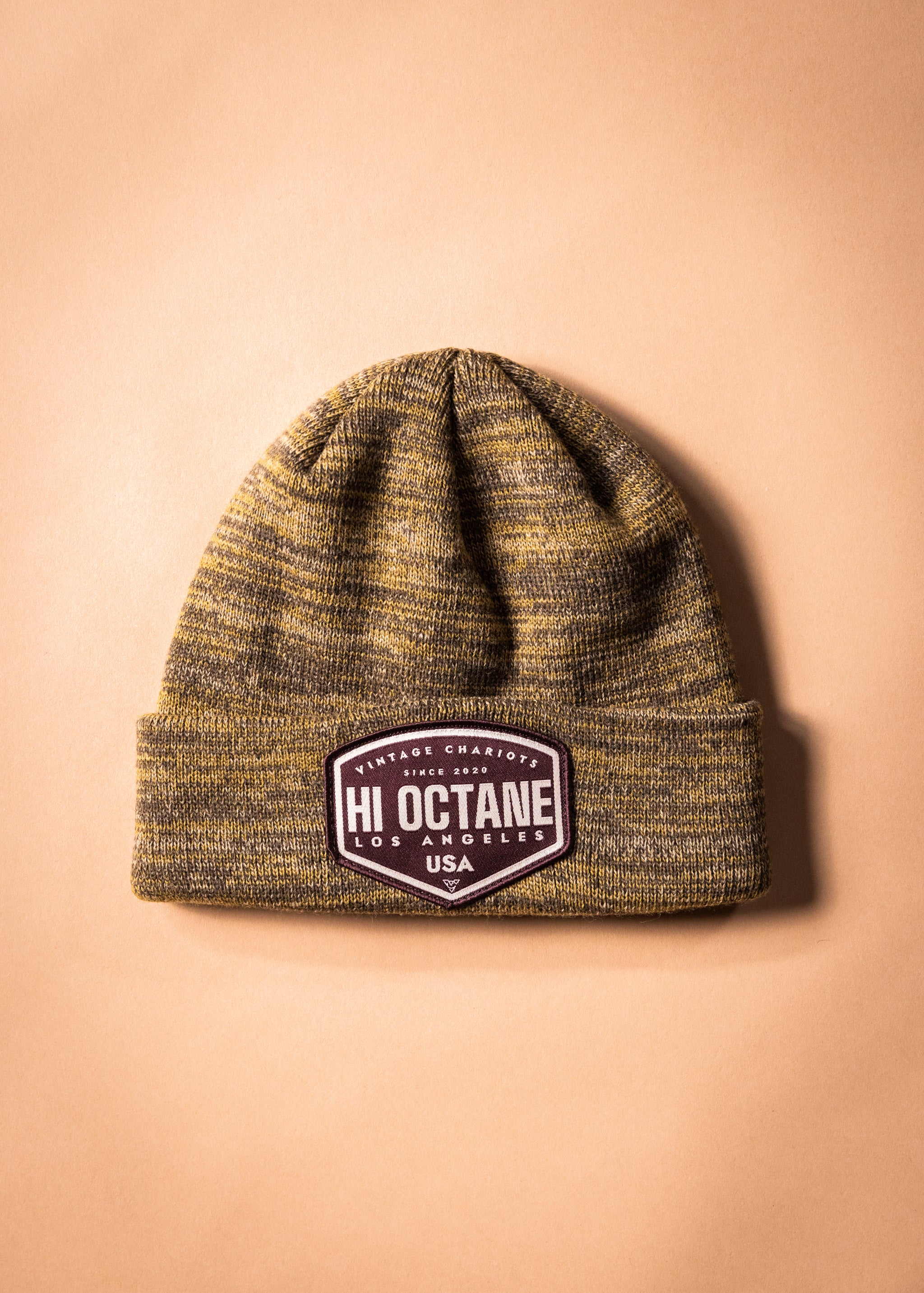 Hi Octane MARLED BEANIE (Olive/Khaki/Light Khaki)