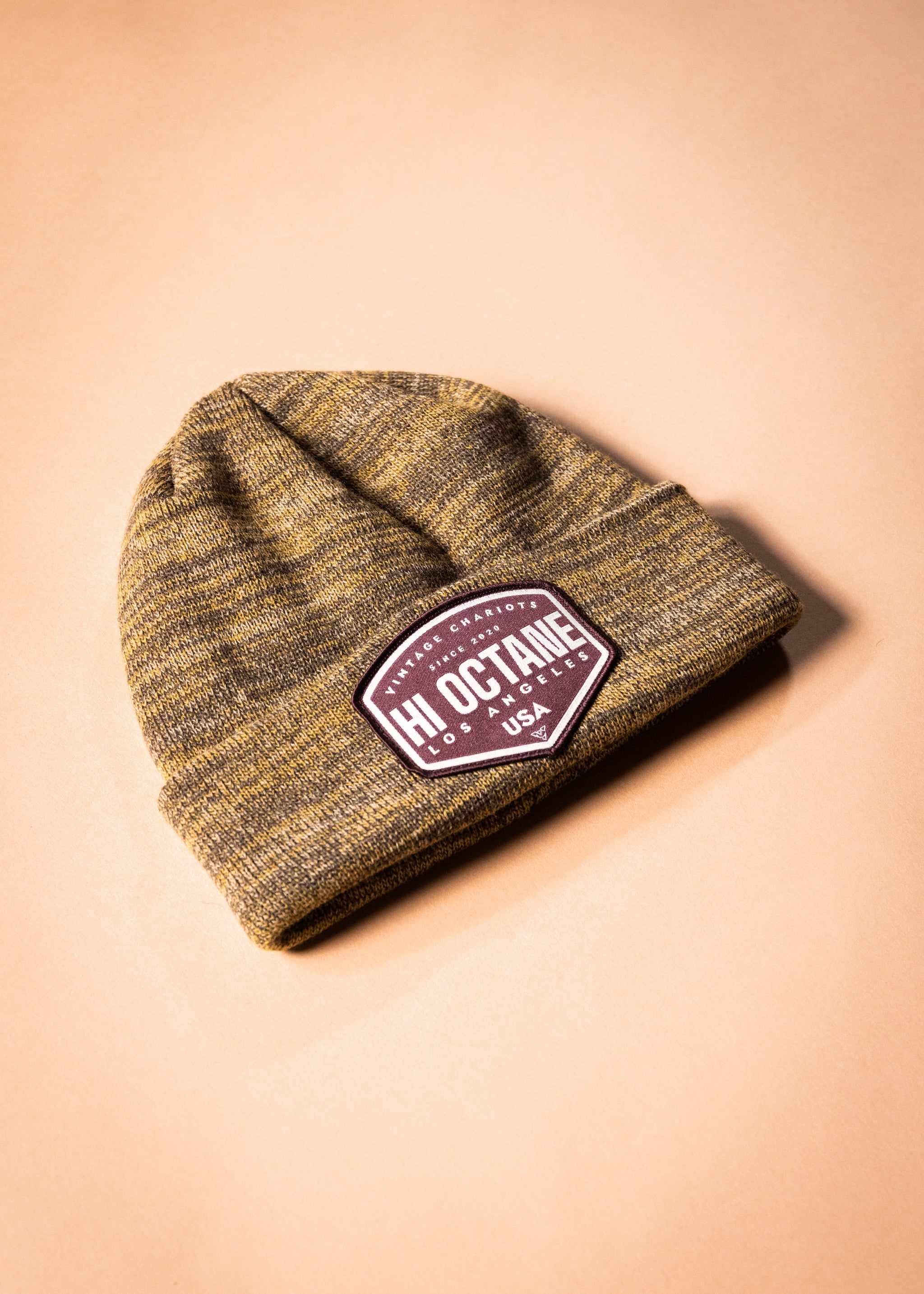 Hi Octane MARLED BEANIE (Olive/Khaki/Light Khaki)