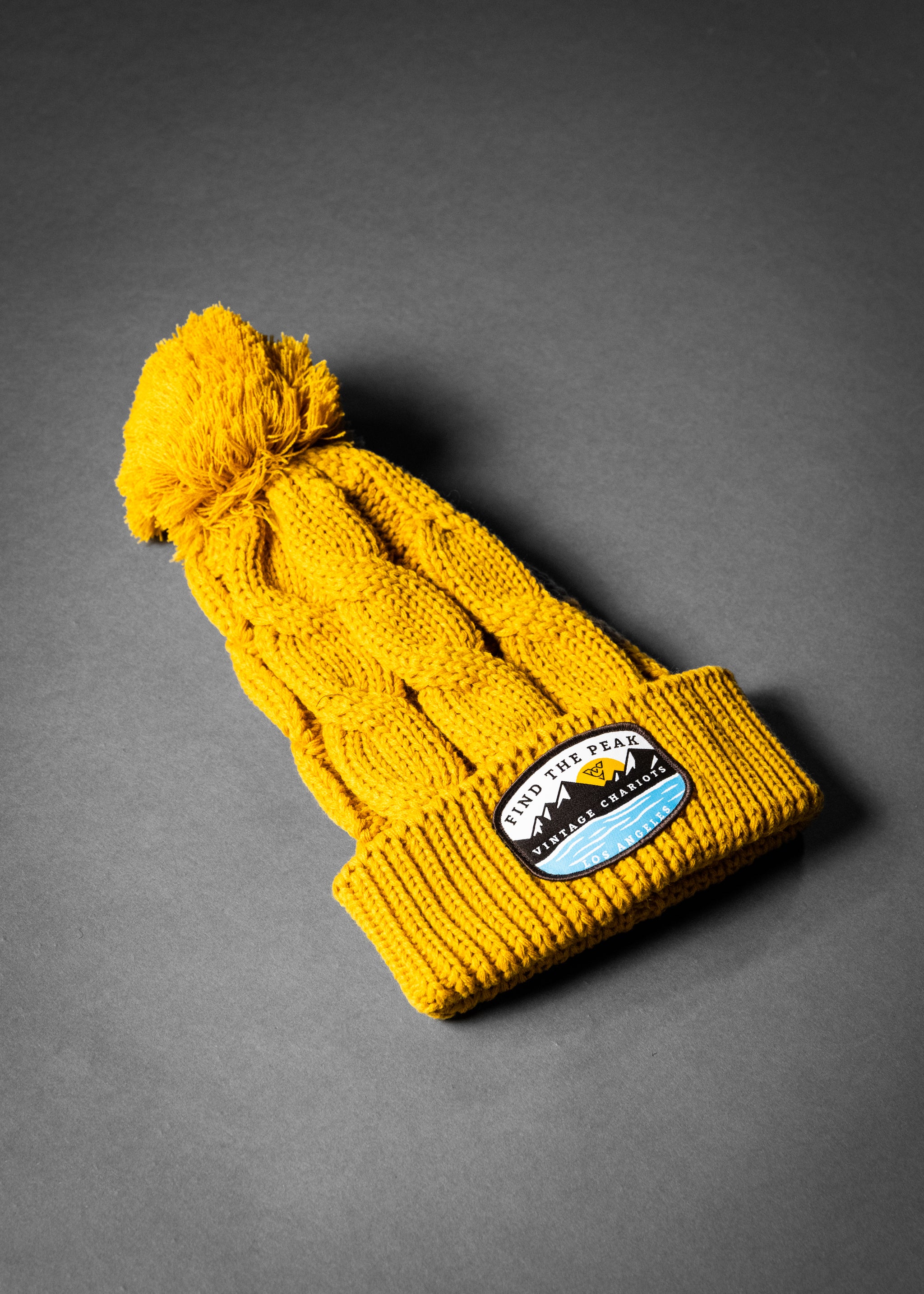 Find the Peak CHUNK TWIST KNIT BEANIE (Caramel)