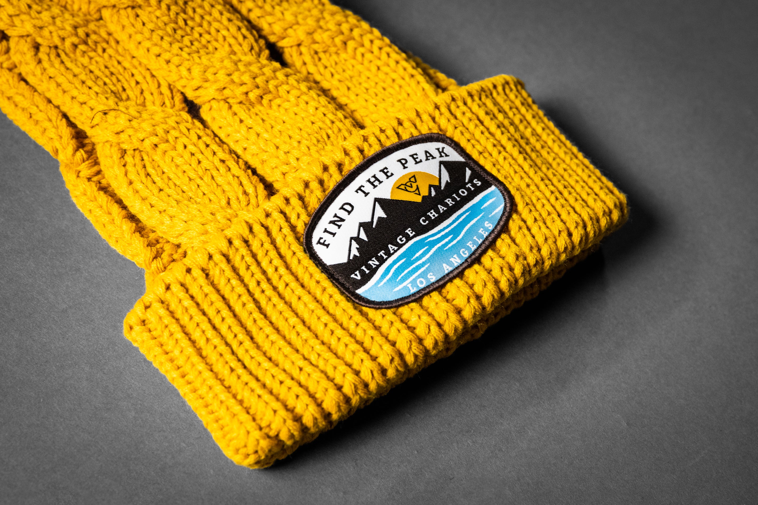 Find the Peak CHUNK TWIST KNIT BEANIE (Caramel)