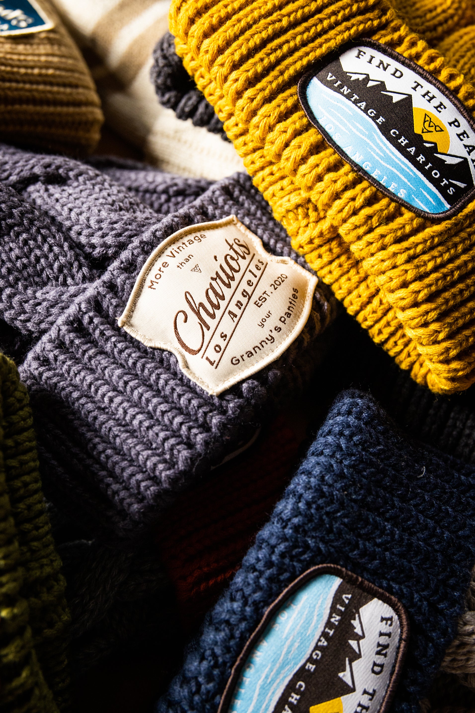 Find the Peak CHUNK TWIST KNIT BEANIE (Caramel)