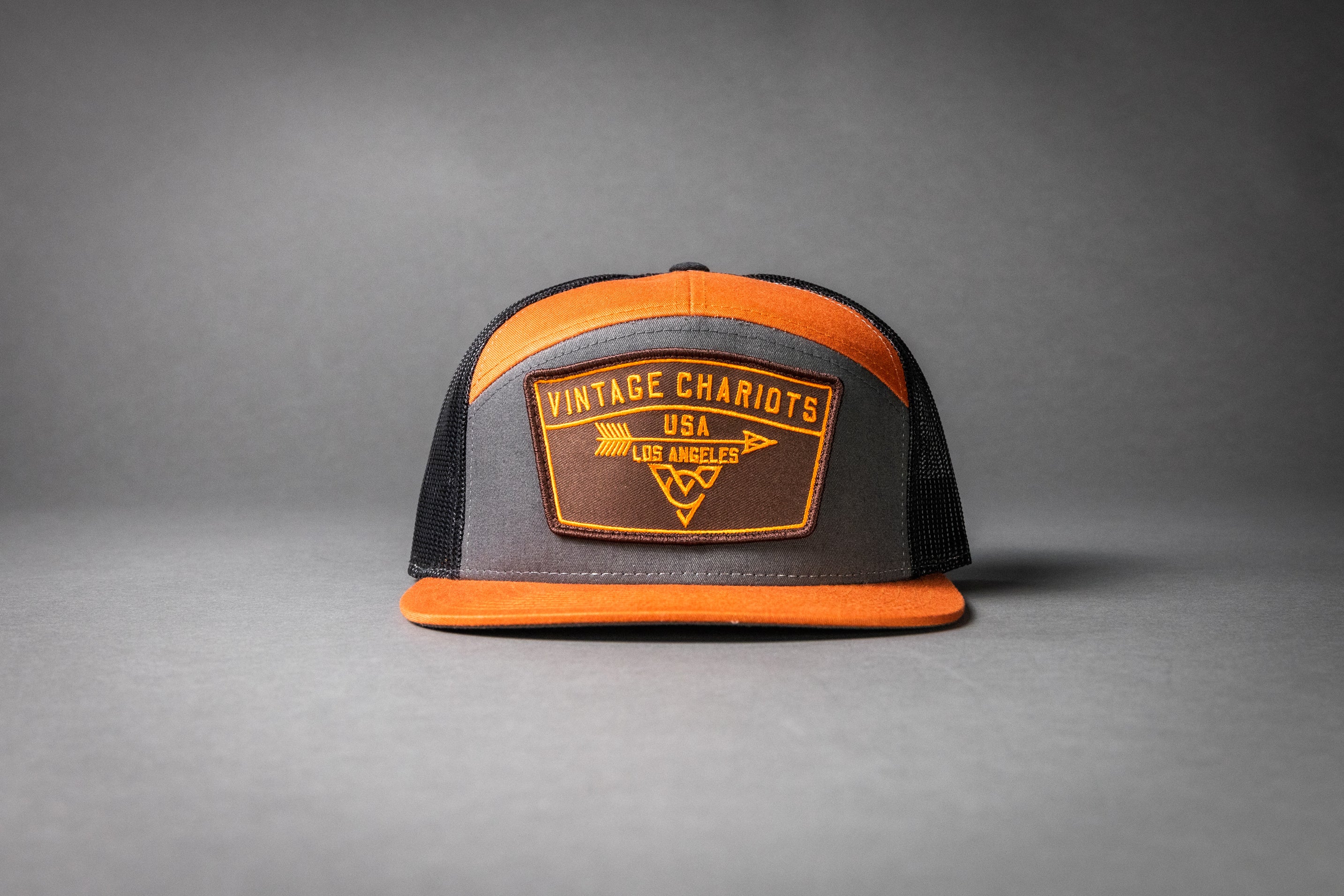 THE ARROW (Charcoal/Burnt Orange/Black)