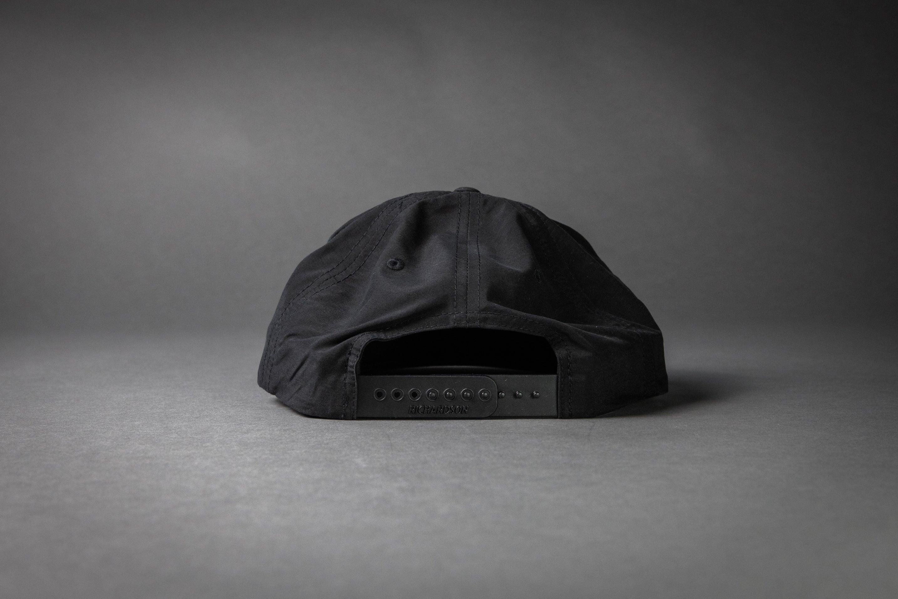 THE BOTTLE CAP GRANDPA HAT (Black/Black Rope)