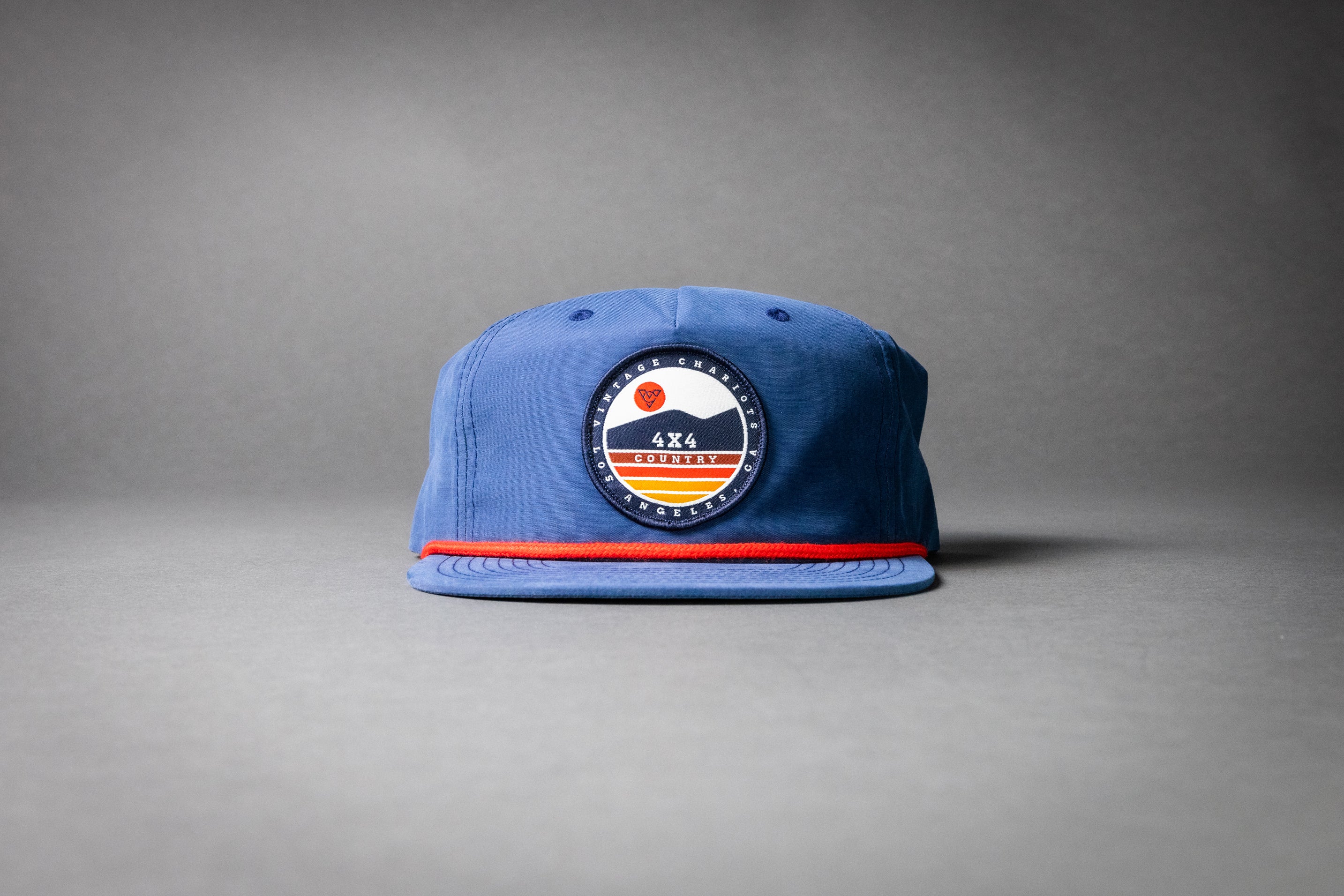 4X4 COUNTRY GRANDPA HAT (Blue/Red Rope)