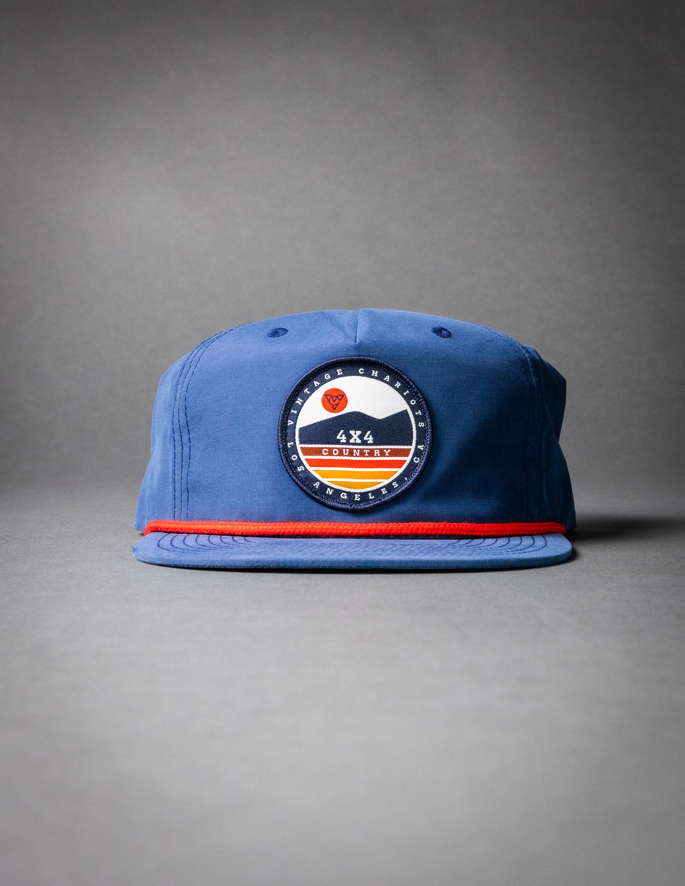 4X4 COUNTRY GRANDPA HAT (Blue/Red Rope)