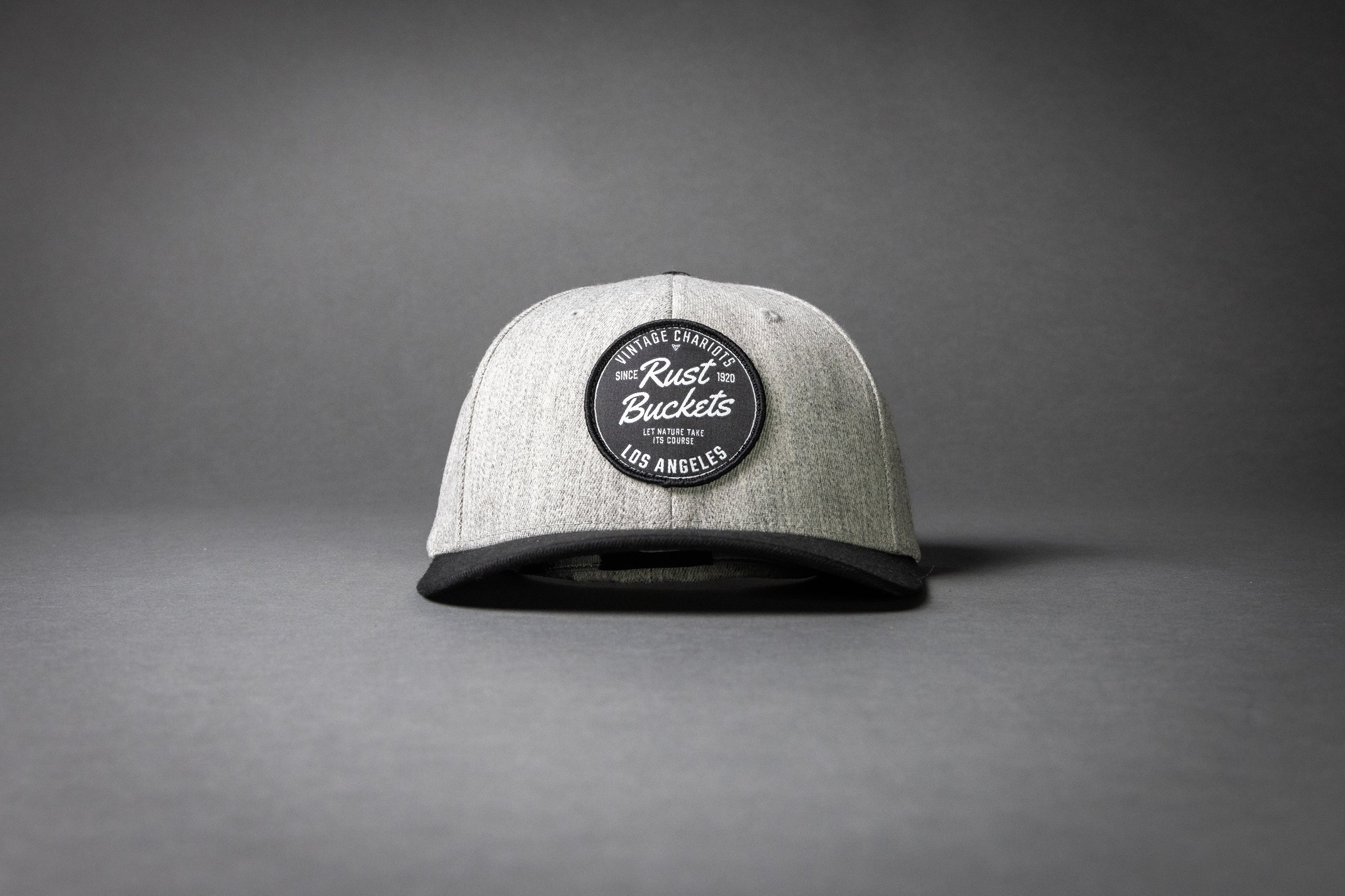RUST BUCKETS (Heather Grey/Black FlexFit)