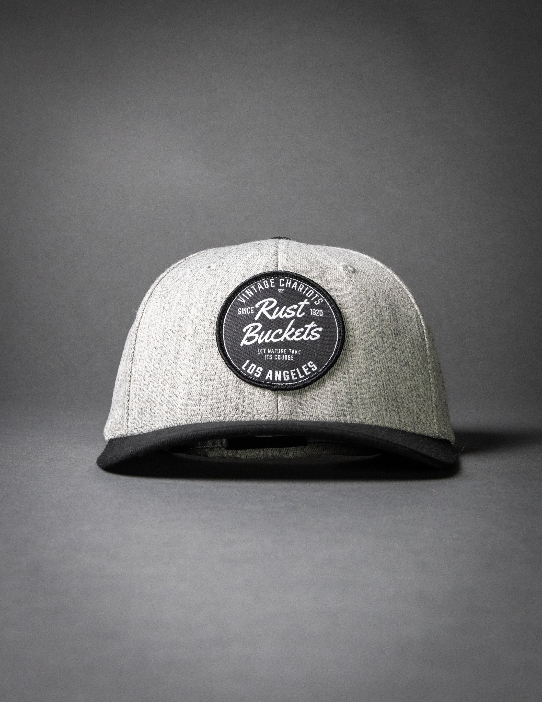 RUST BUCKETS (Heather Grey/Black FlexFit)