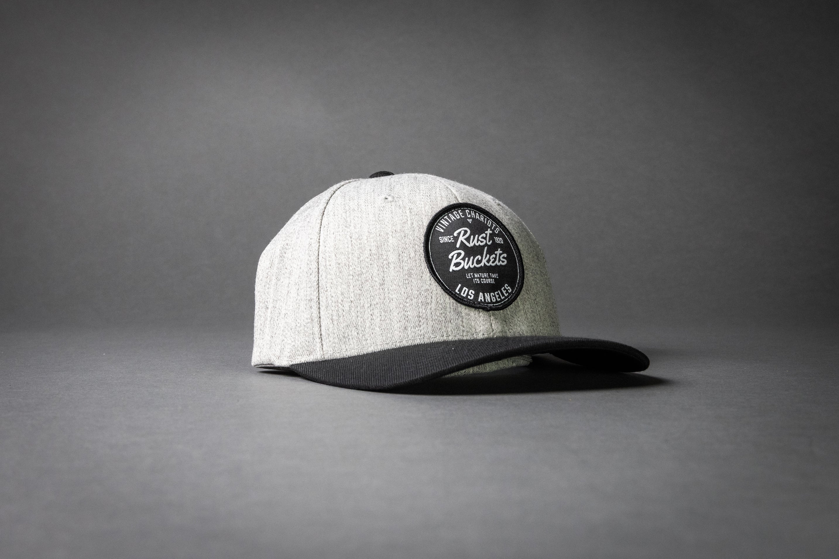 RUST BUCKETS (Heather Grey/Black FlexFit)