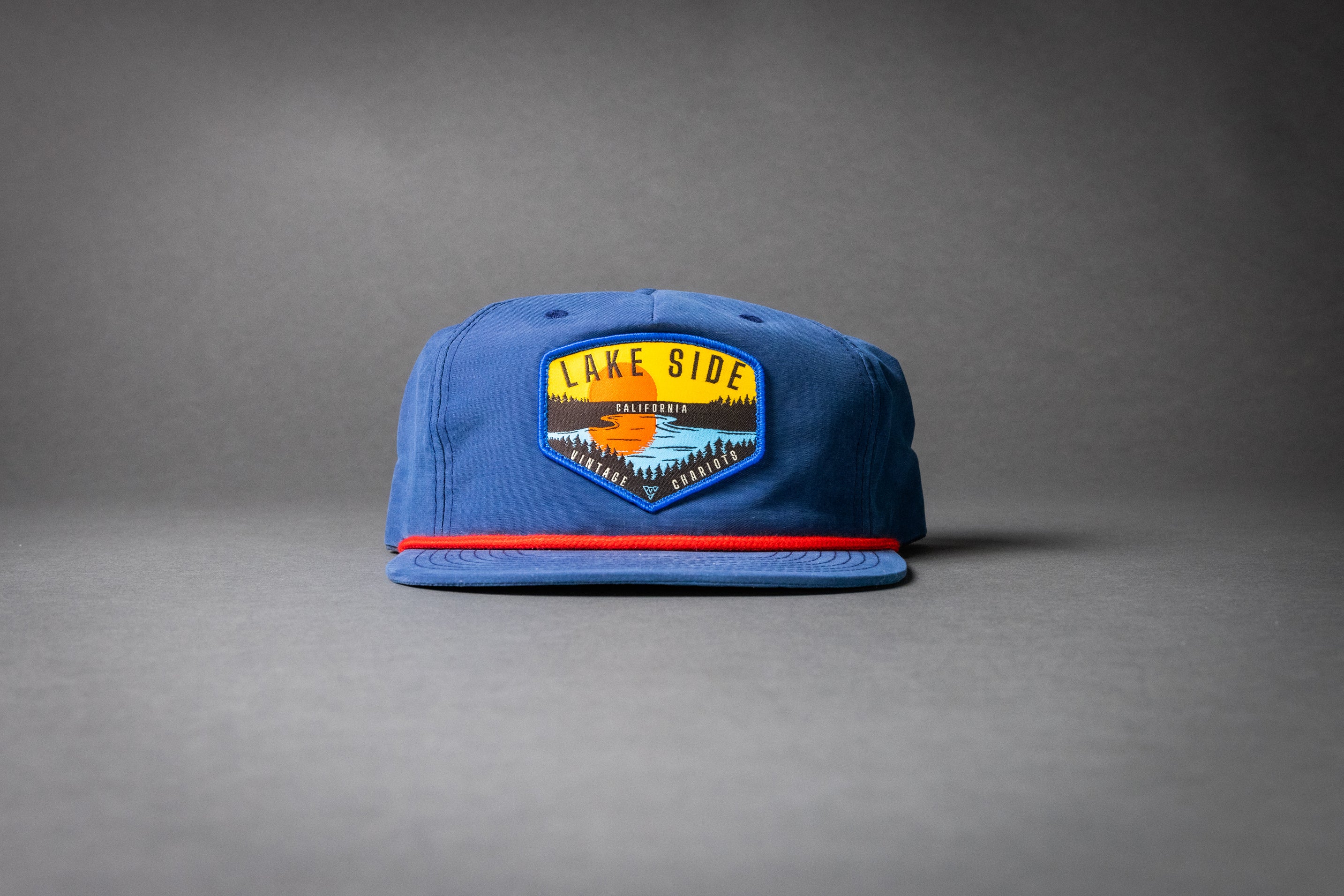 LAKESIDE GRANDPA HAT (Blue/Red Rope)