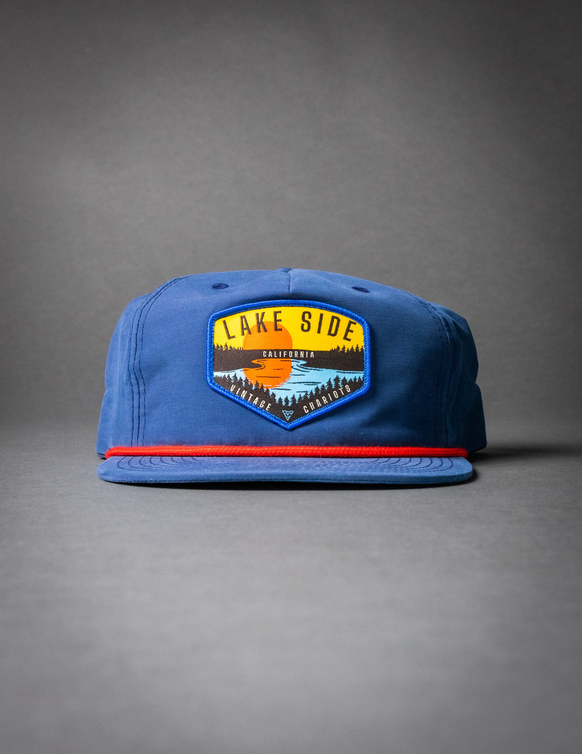 LAKESIDE GRANDPA HAT (Blue/Red Rope)