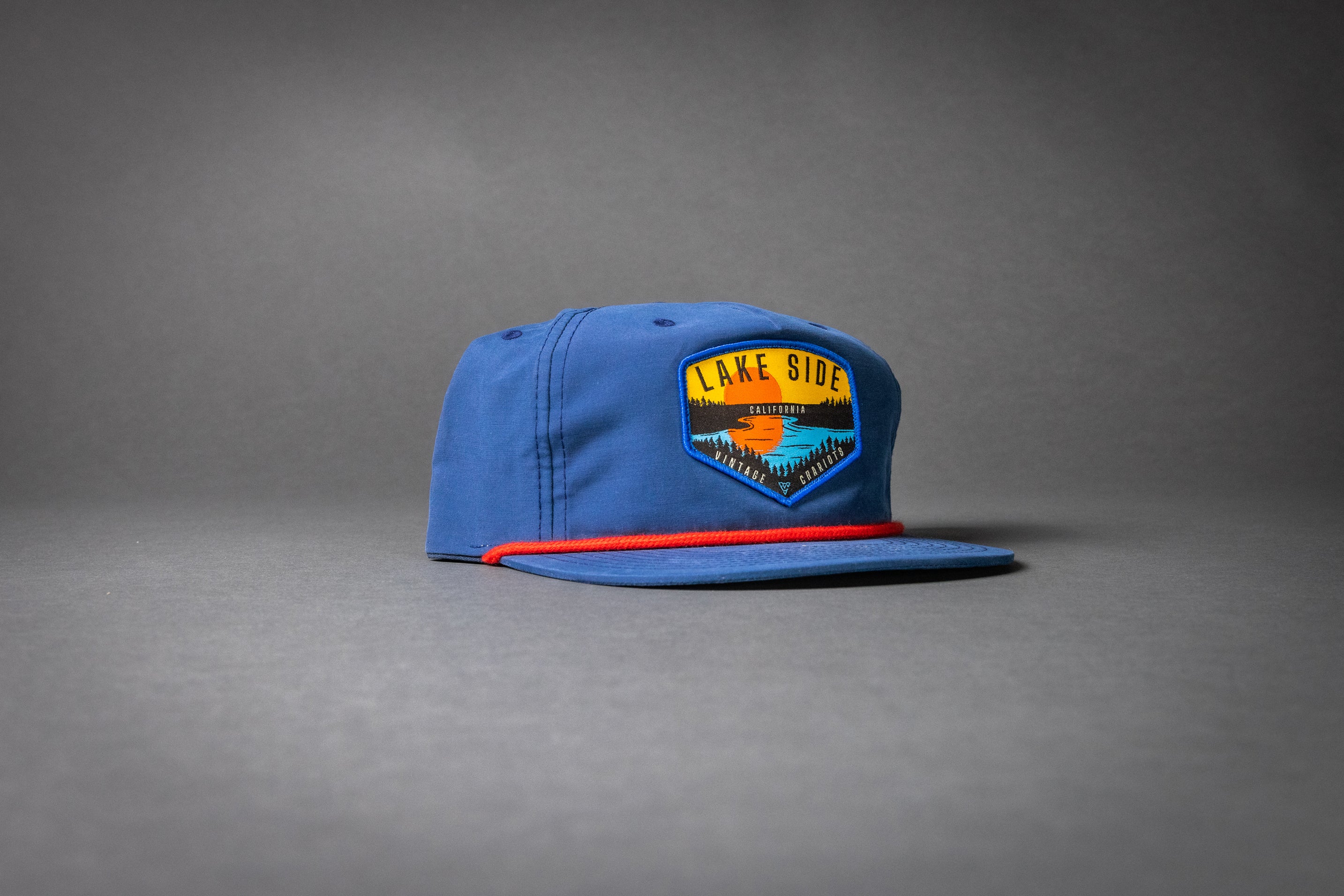 LAKESIDE GRANDPA HAT (Blue/Red Rope)
