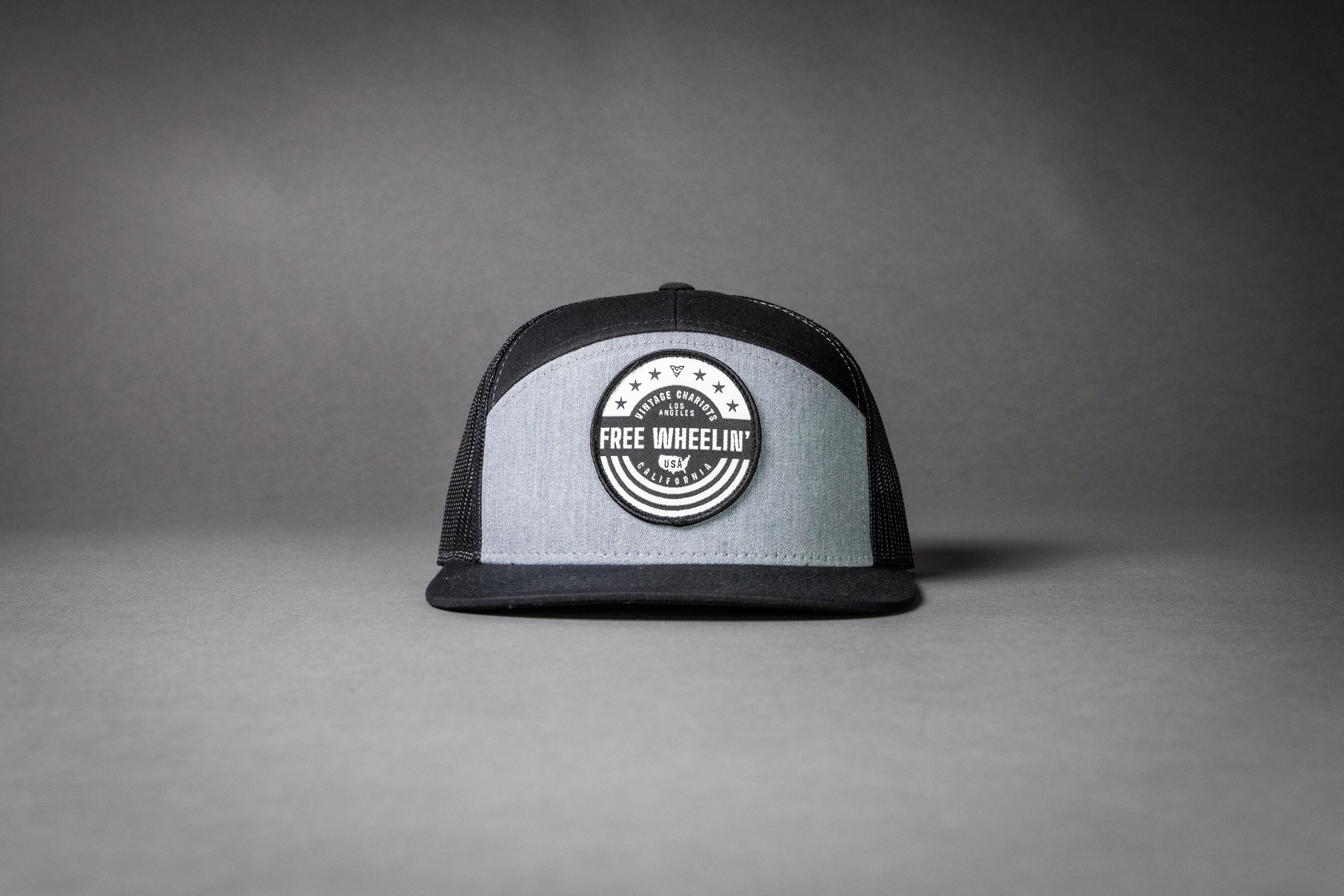 FREE WHEELIN' (Heather Grey/Black 7-Panel)