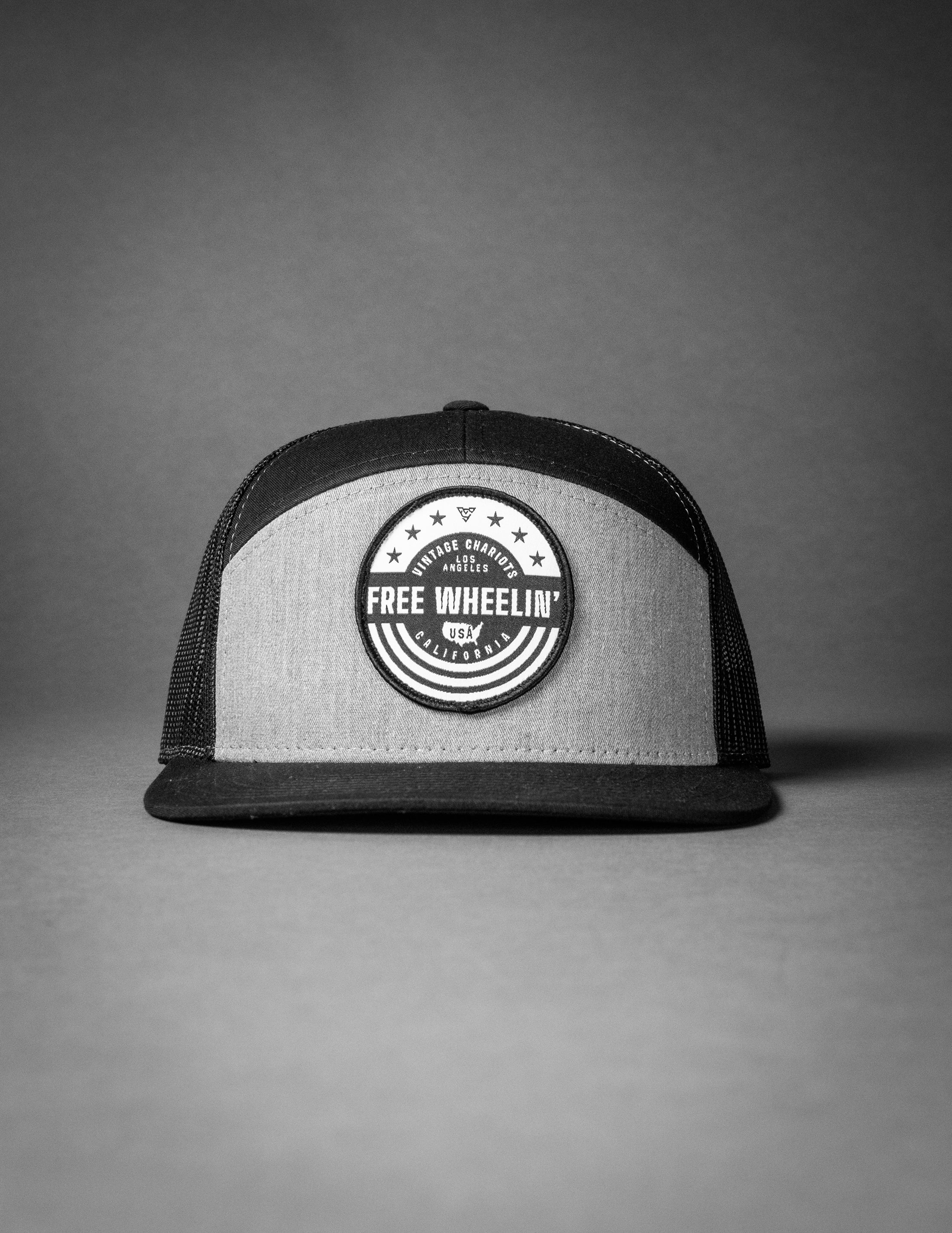 FREE WHEELIN' (Heather Grey/Black 7-Panel)