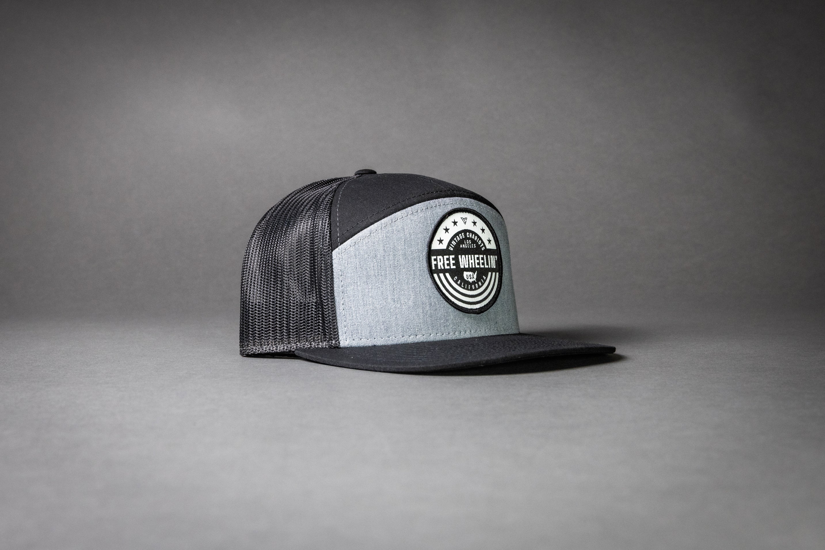 FREE WHEELIN' (Heather Grey/Black 7-Panel)