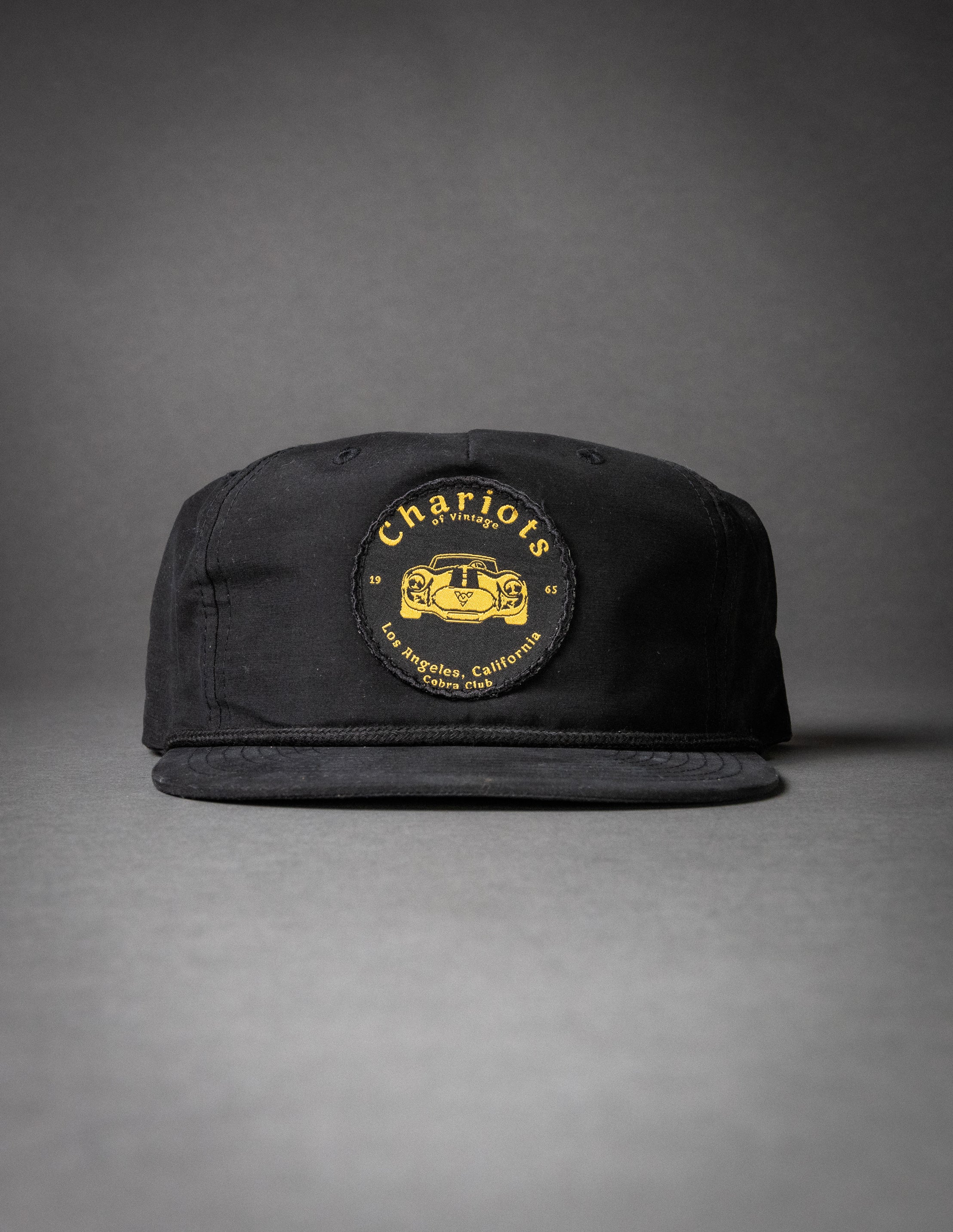 COBRA CLUB GRANDPA HAT (Black/Black Rope)