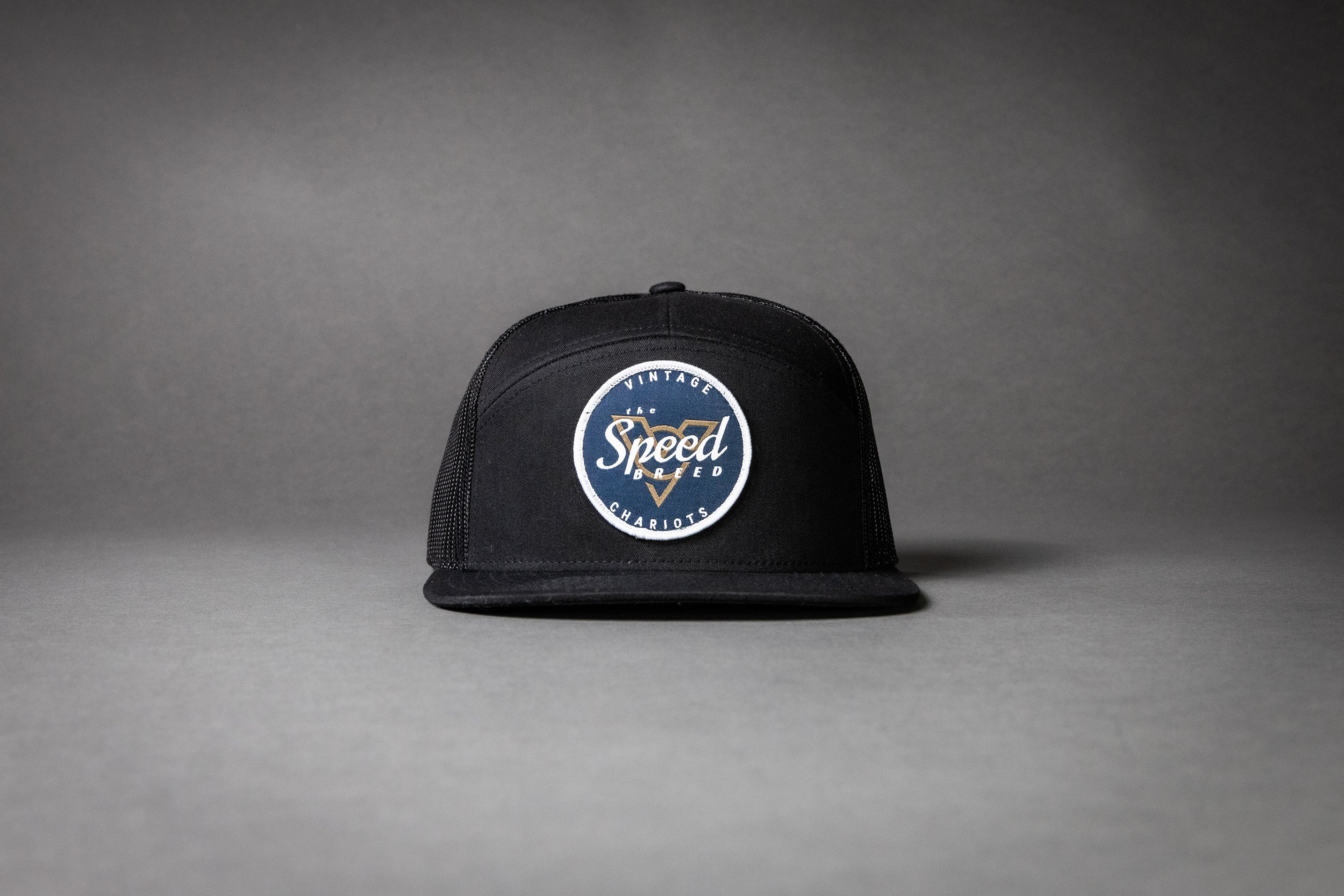 BLUE CIRCLE SPEED BREED (Black/Black 7-Panel)
