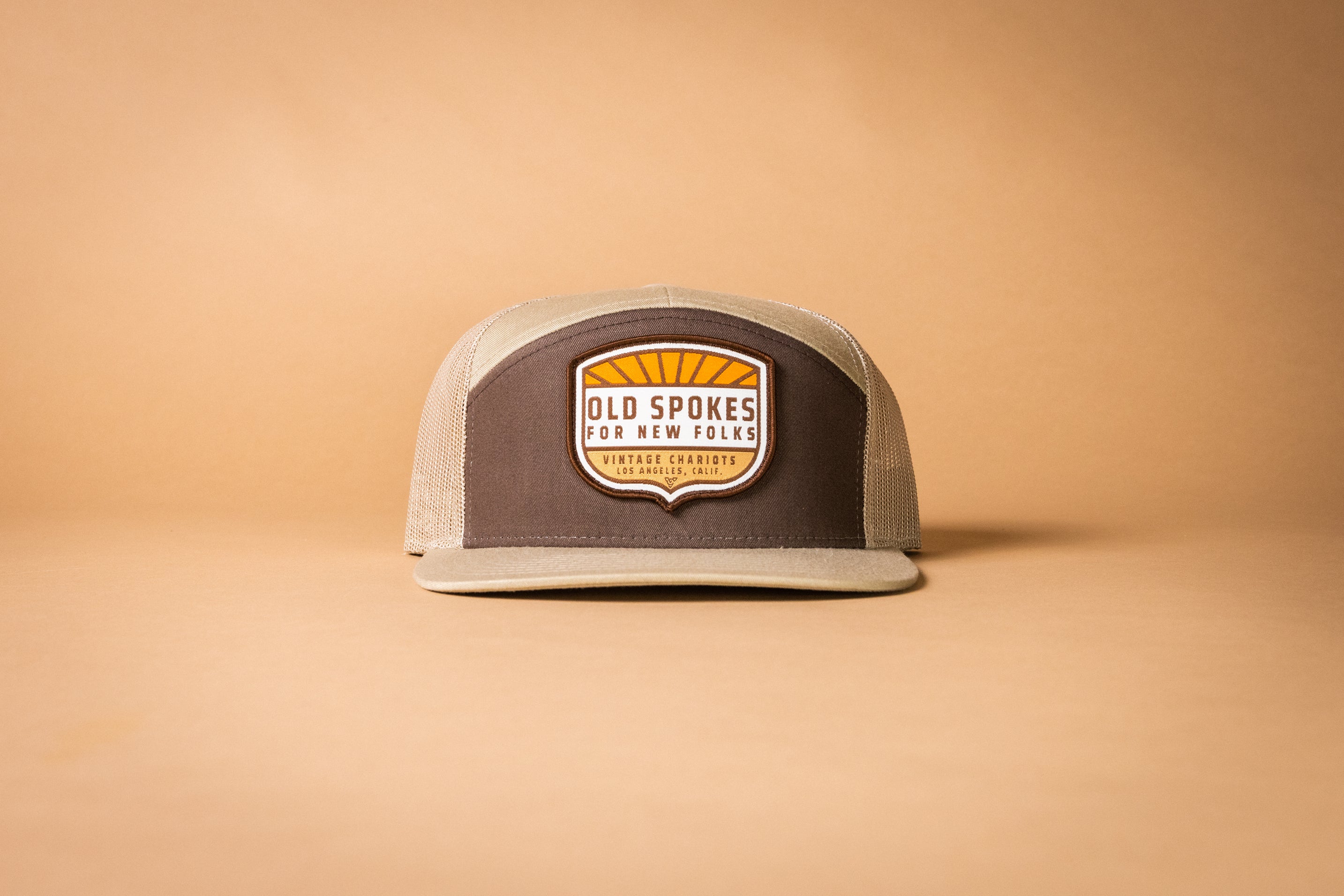 OLD SPOKES (Brown/Khaki 7-Panel)