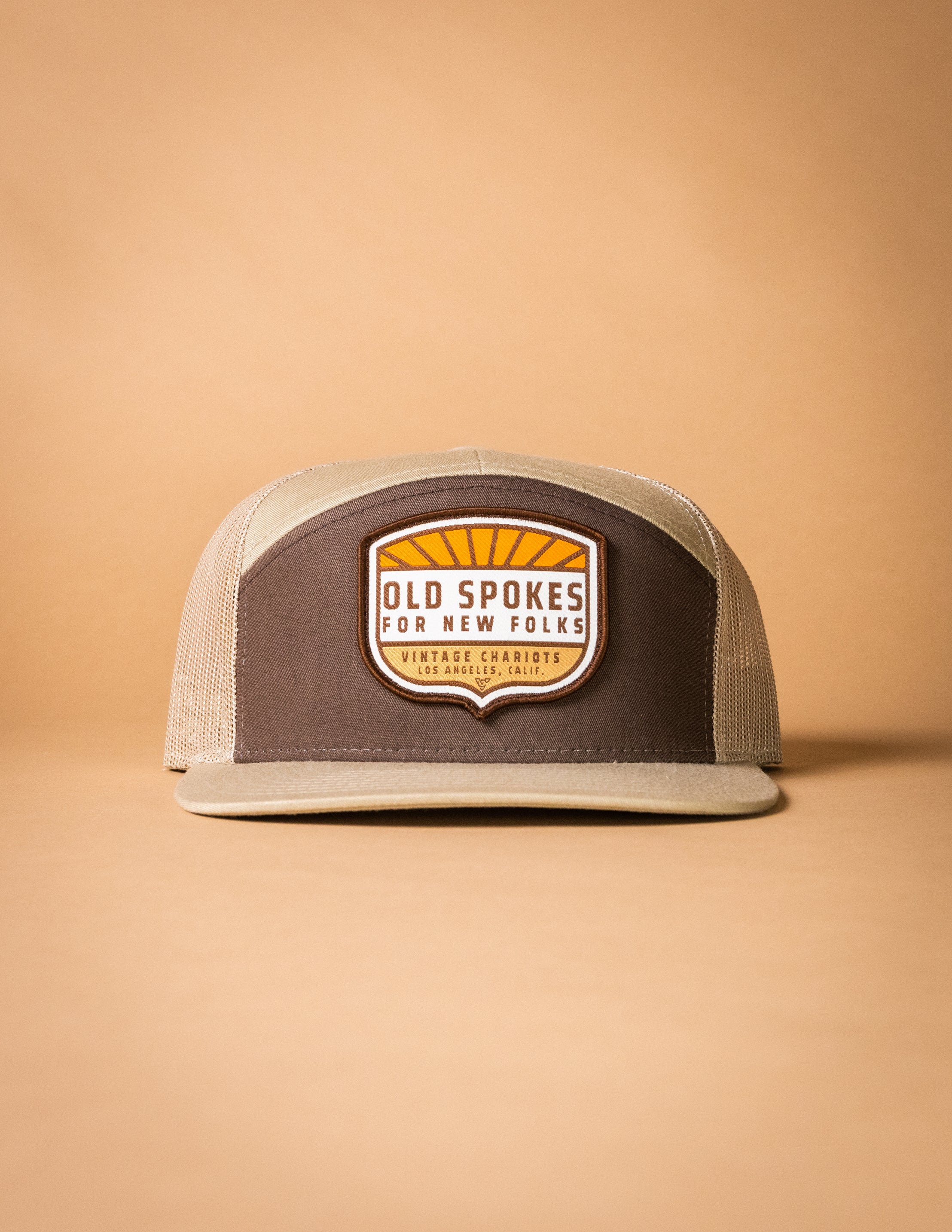 OLD SPOKES (Brown/Khaki 7-Panel)