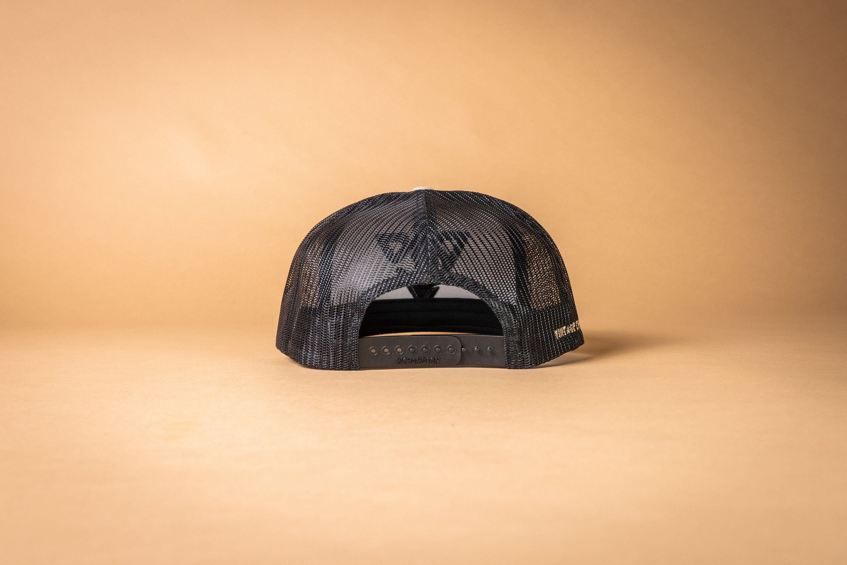 VC WOOL BLEND FLATBILL TRUCKER HAT (Khaki/Black/Black Puff)