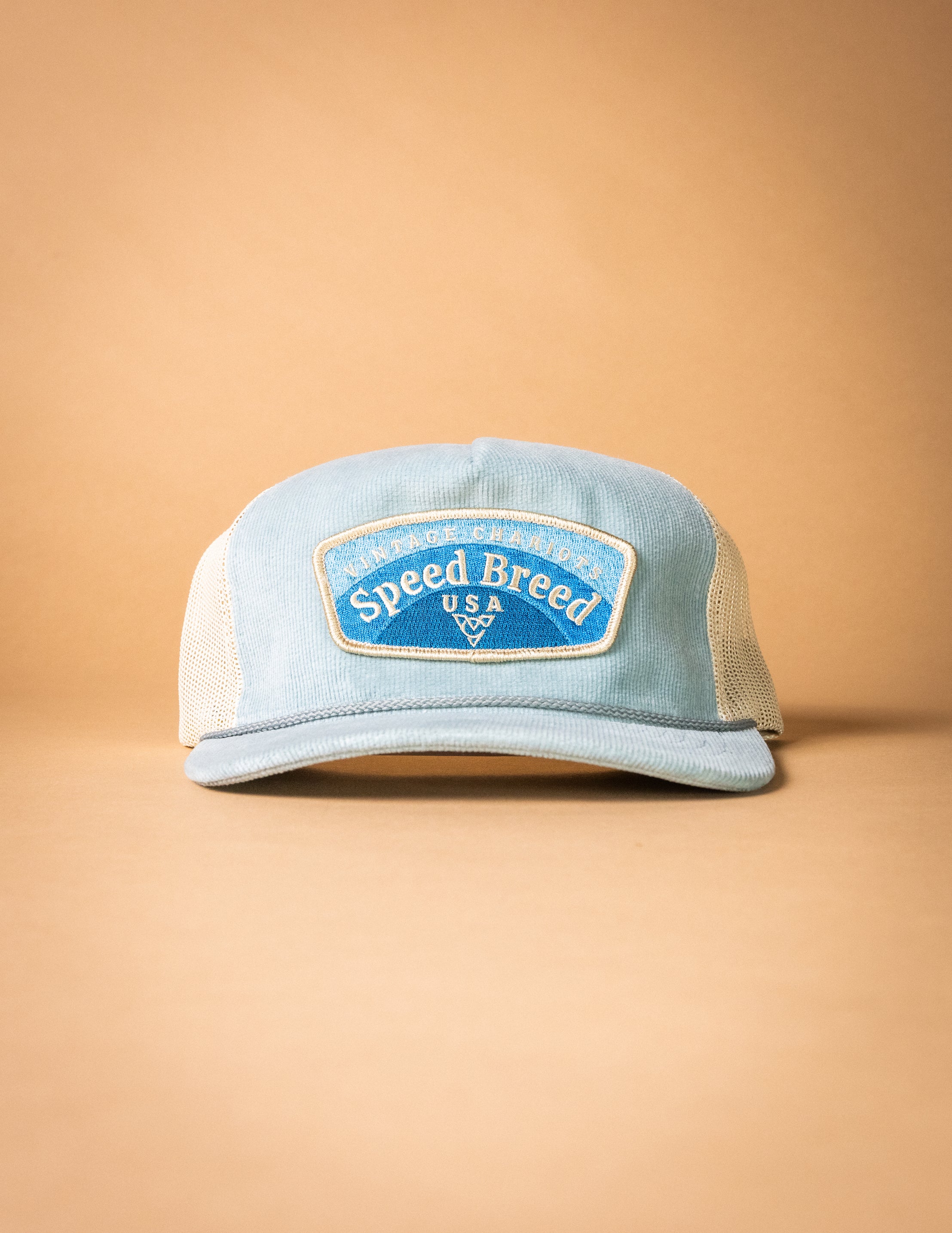 DOUBLE RAINBOW (Light Blue/Sand Corduroy)
