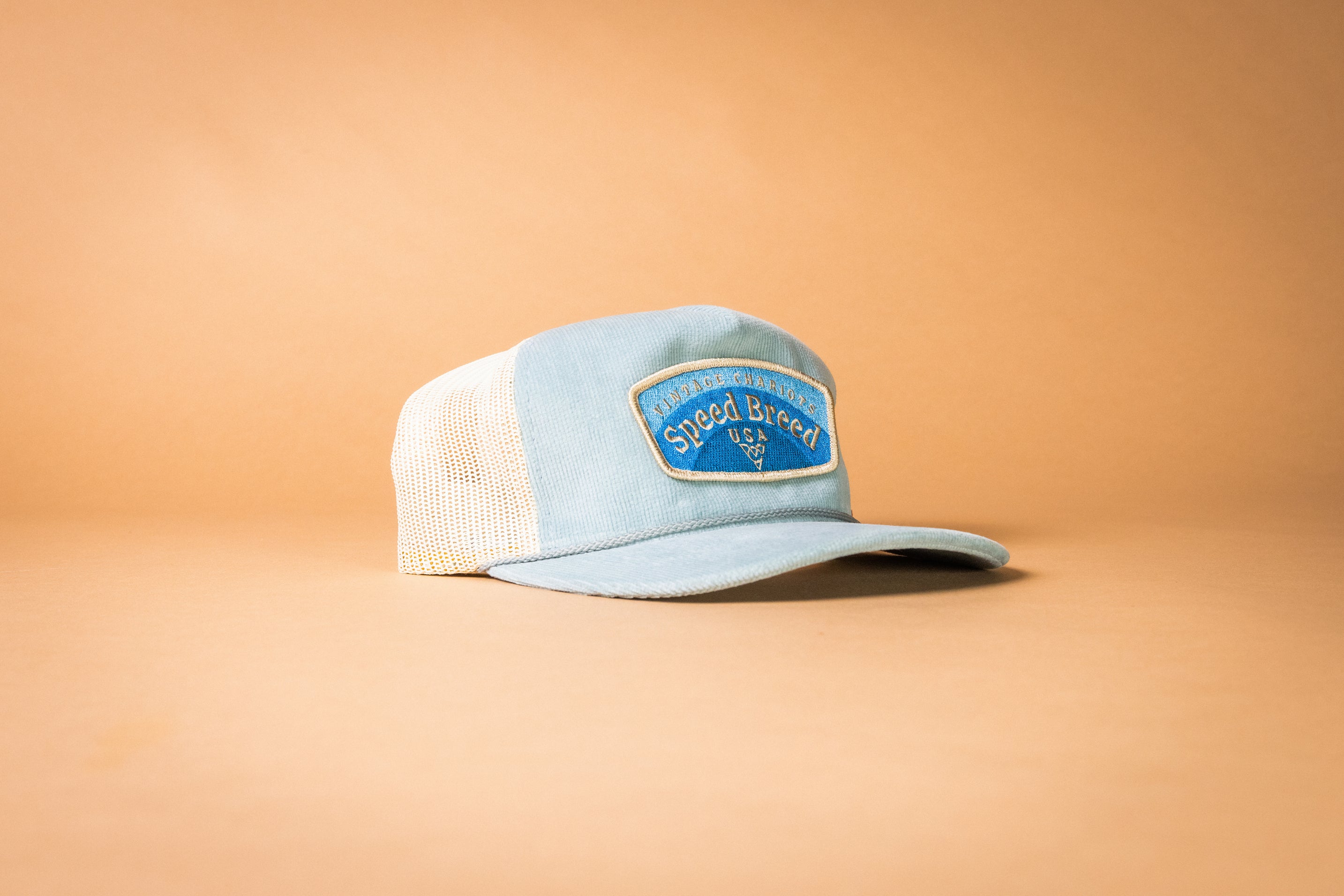 DOUBLE RAINBOW (Light Blue/Sand Corduroy)