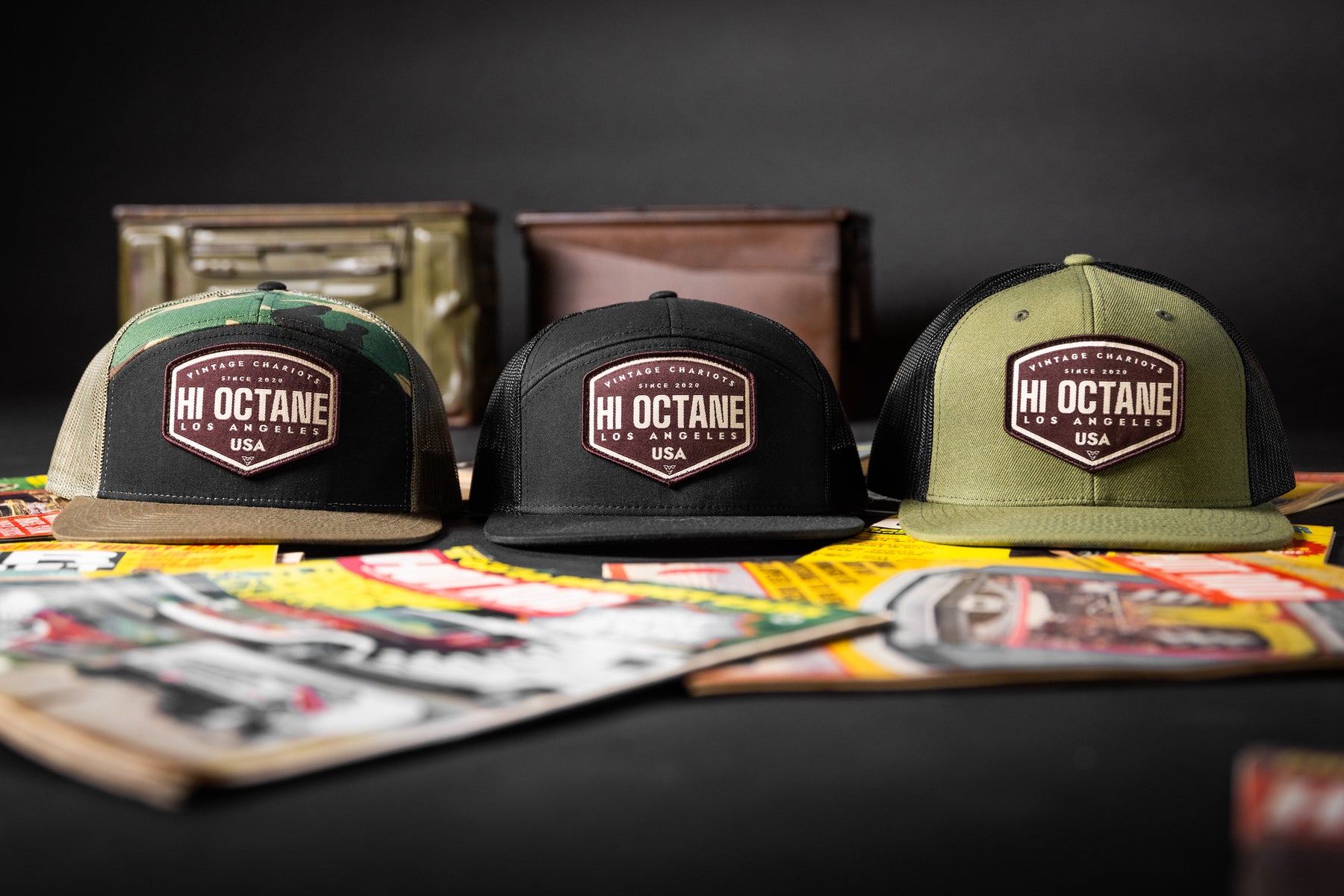 HI OCTANE (Black/Black 7-Panel)