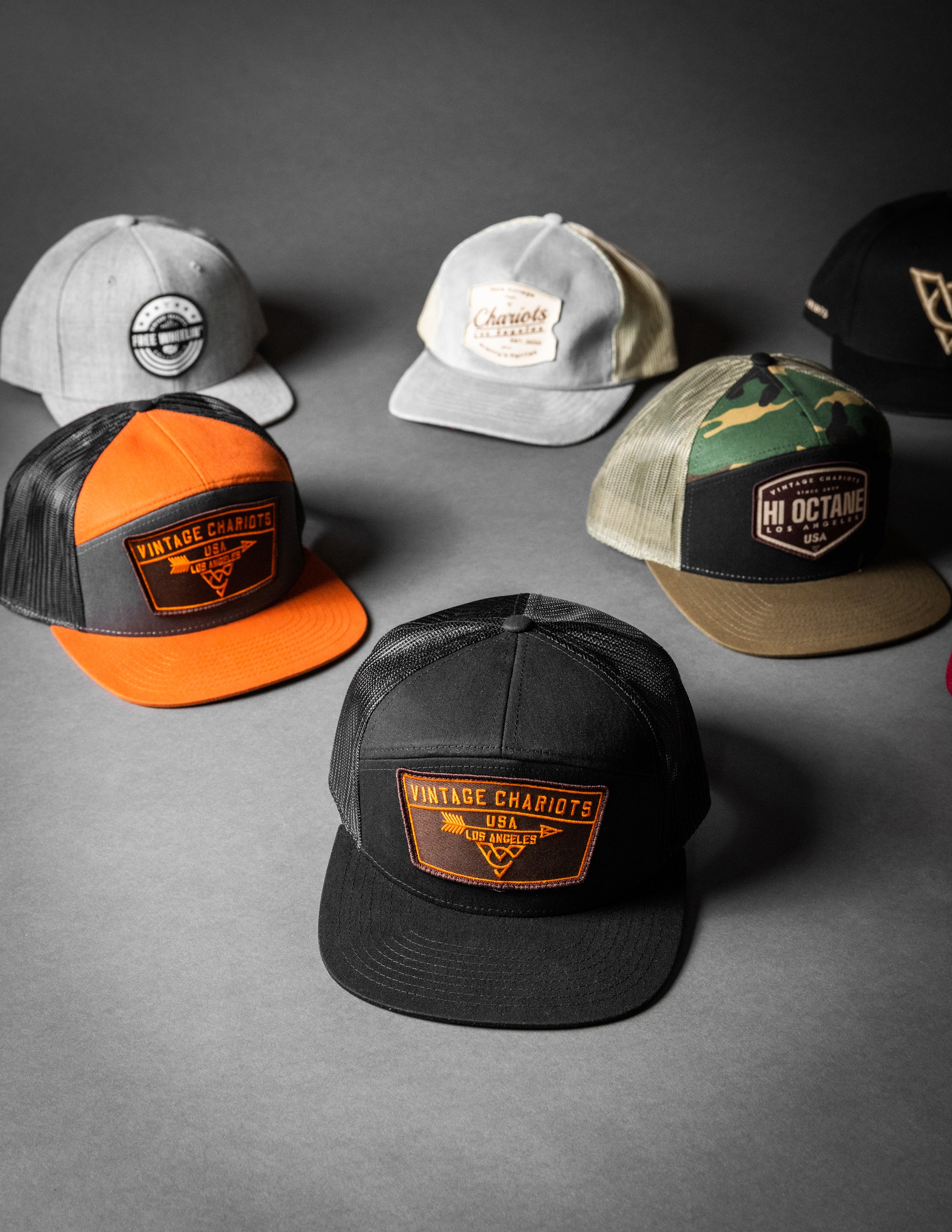 THE ARROW (Charcoal/Burnt Orange/Black)